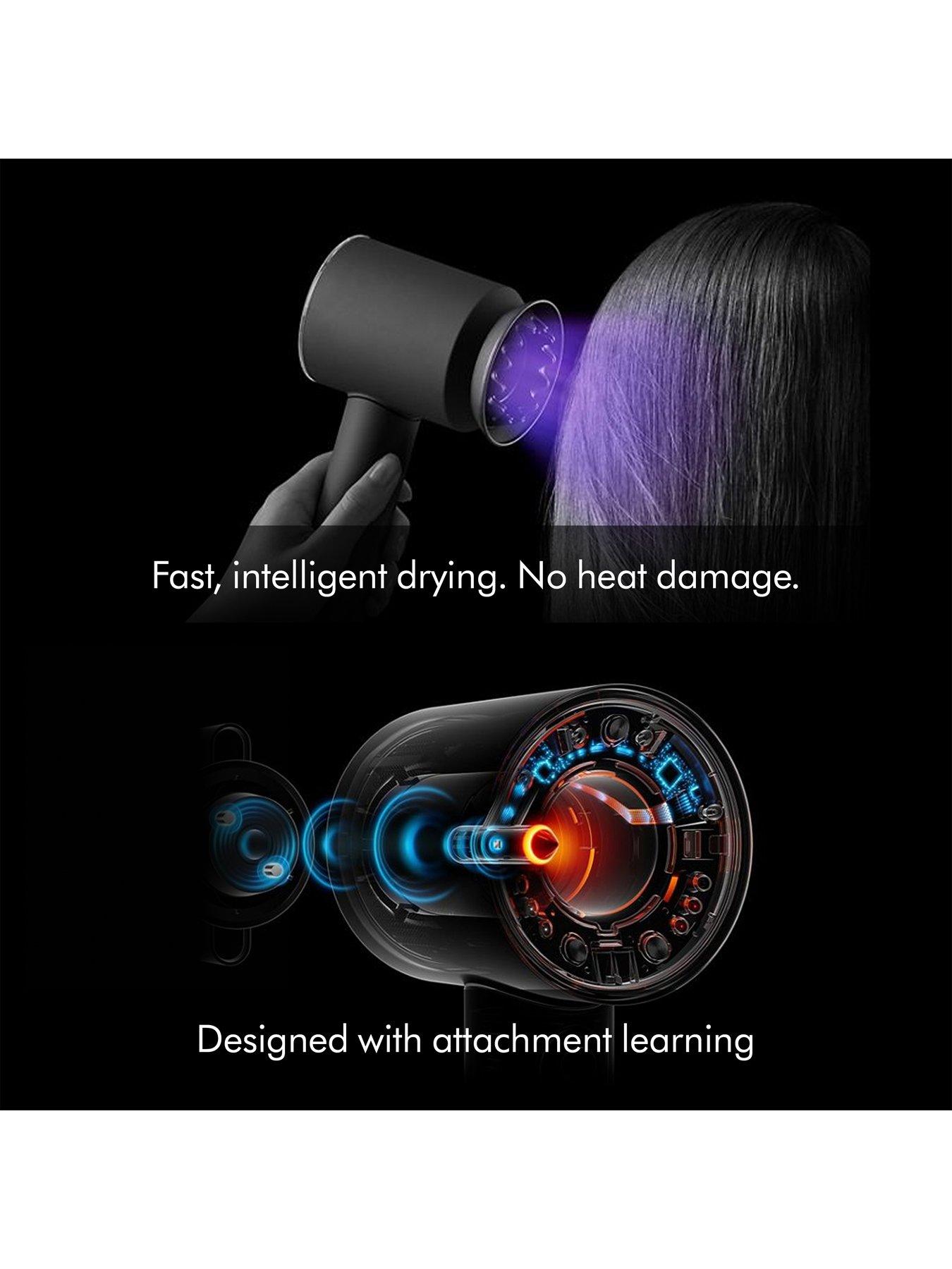 Image 4 of 8 of Dyson Dyson Supersonic Nural&trade; Hair Dryer for Straight &amp; Wavy Hair - Amber Silk<br /><br />&nbsp;