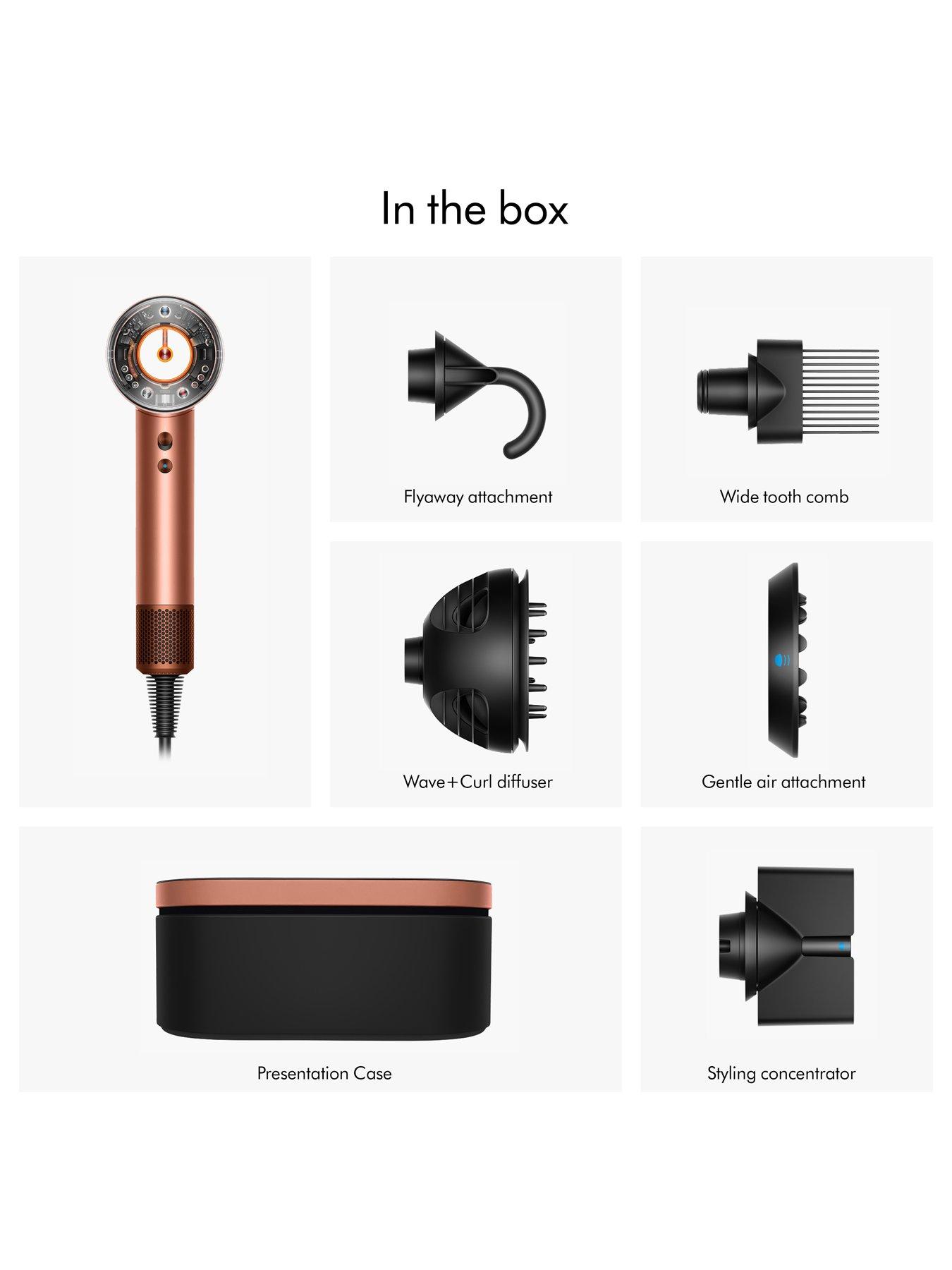 Image 7 of 8 of Dyson Supersonic Nural&trade; Hair Dryer, with Diffuser, for Curly &amp; Coily Hair, in Amber Silk