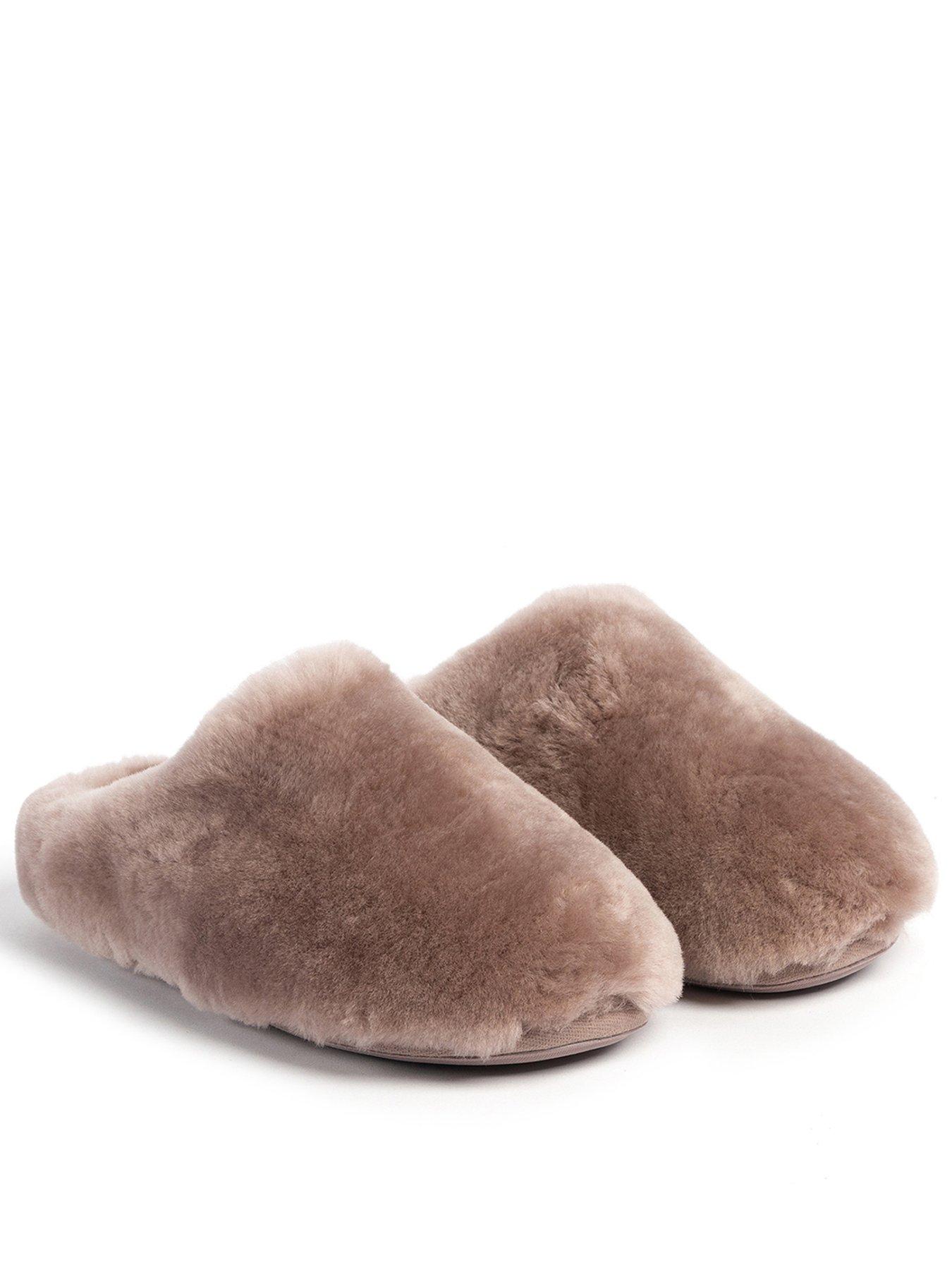 Just Sheepskin Just Sheepskin Ladies Louise Sheepskin Slipper - Coffee