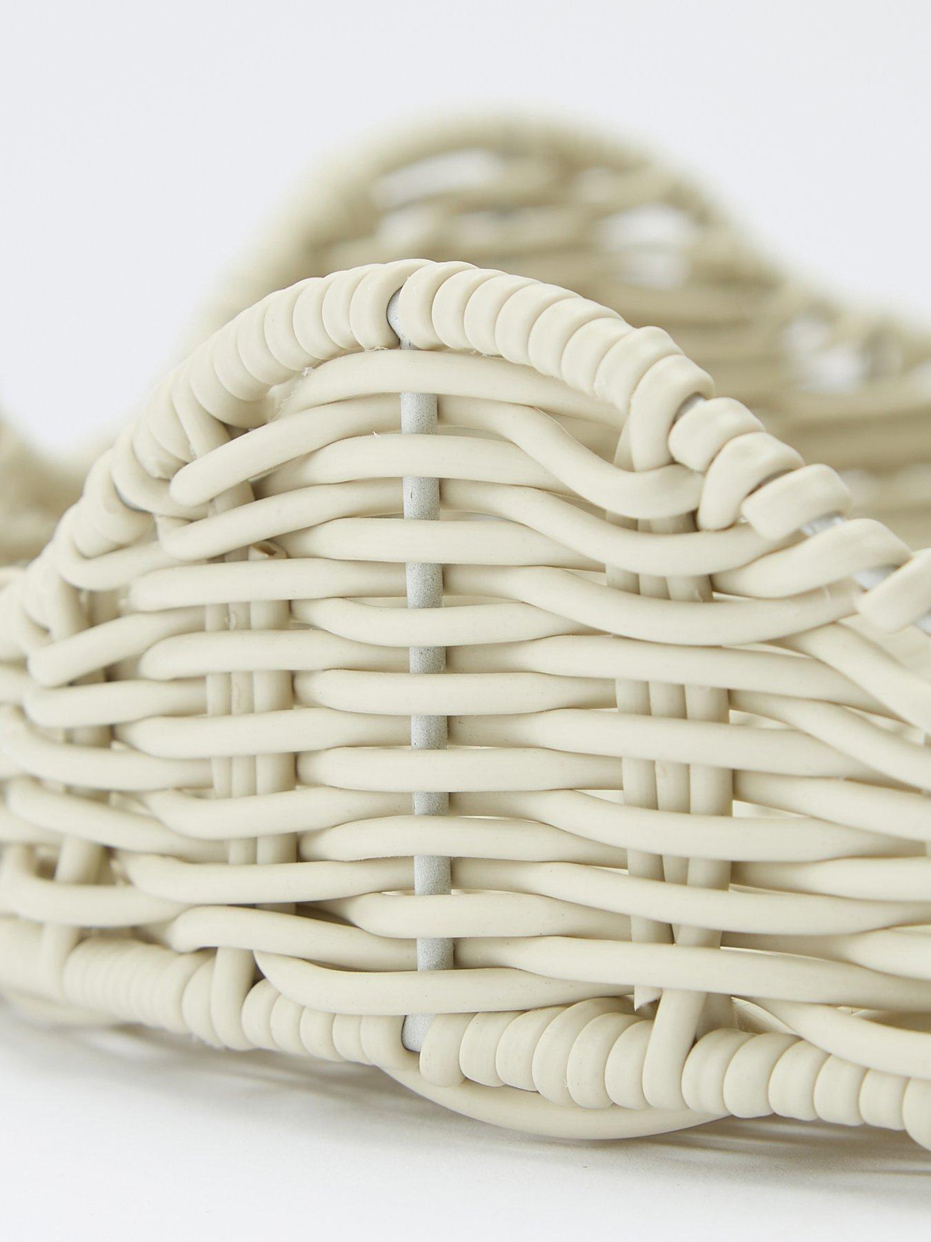 Image 4 of 5 of The Very Collection White Round Wavy Tray