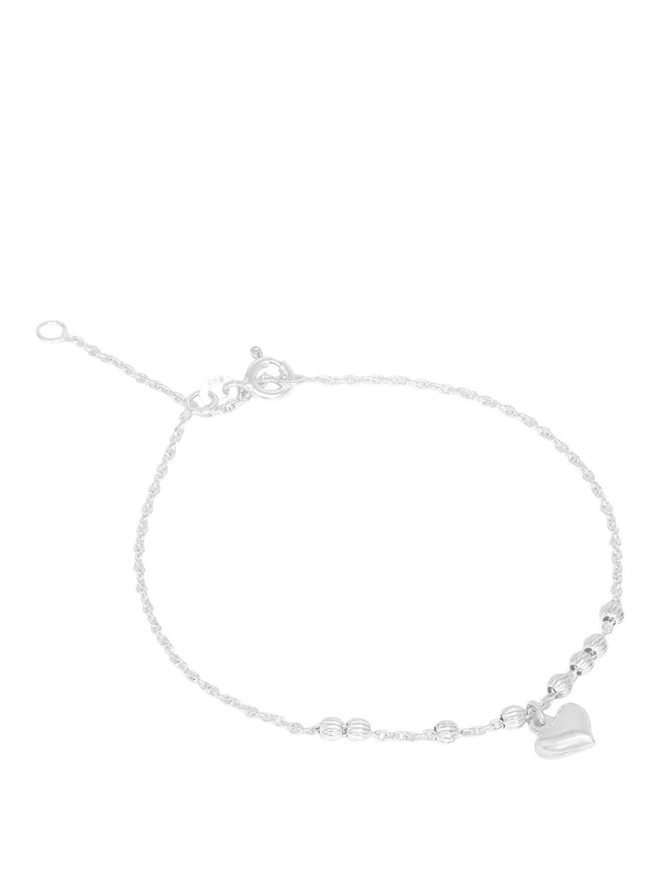 the-love-collection-sterling-silver-bracelet-with-heart-charm