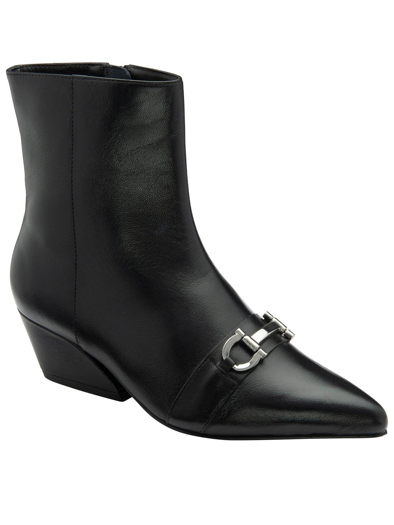 Ravel Aydon Ankle Boots - Black Leather