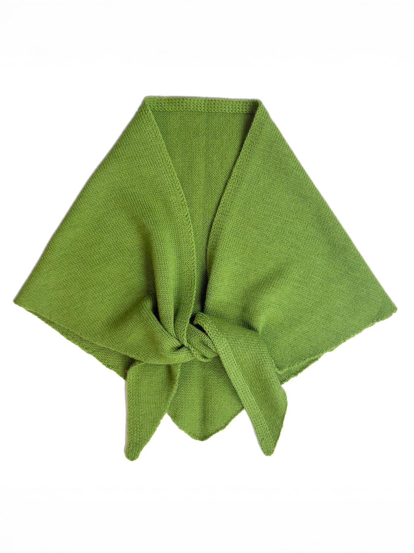 Image 3 of 3 of Albaray Square Scarf Green