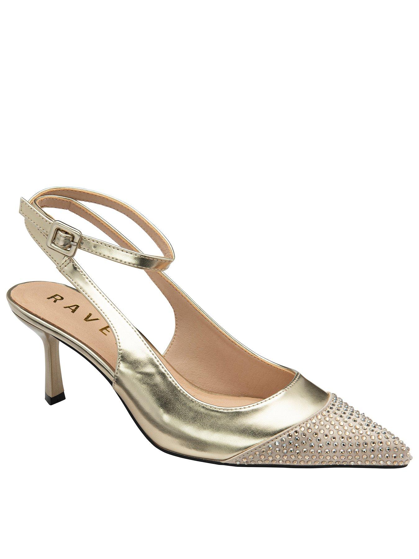 Ravel Catrine Heel Shoes - Gold