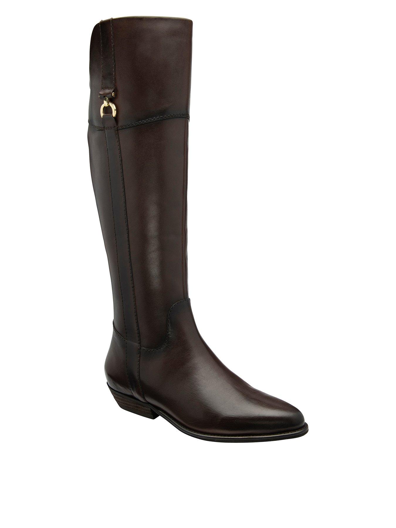 Image 1 of 4 of Ravel Forge Knee Boots - Brown Leather