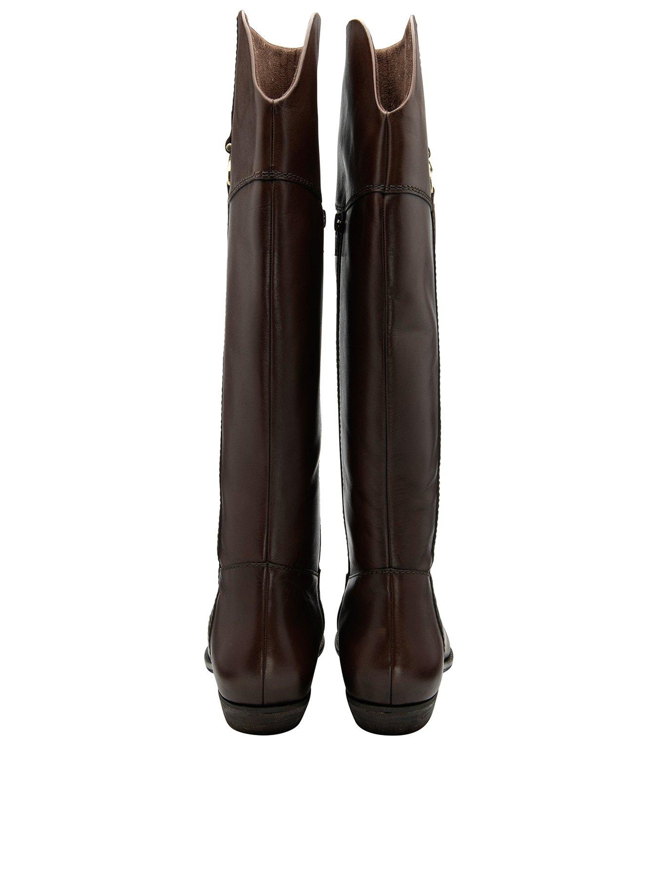 Image 3 of 4 of Ravel Forge Knee Boots - Brown Leather