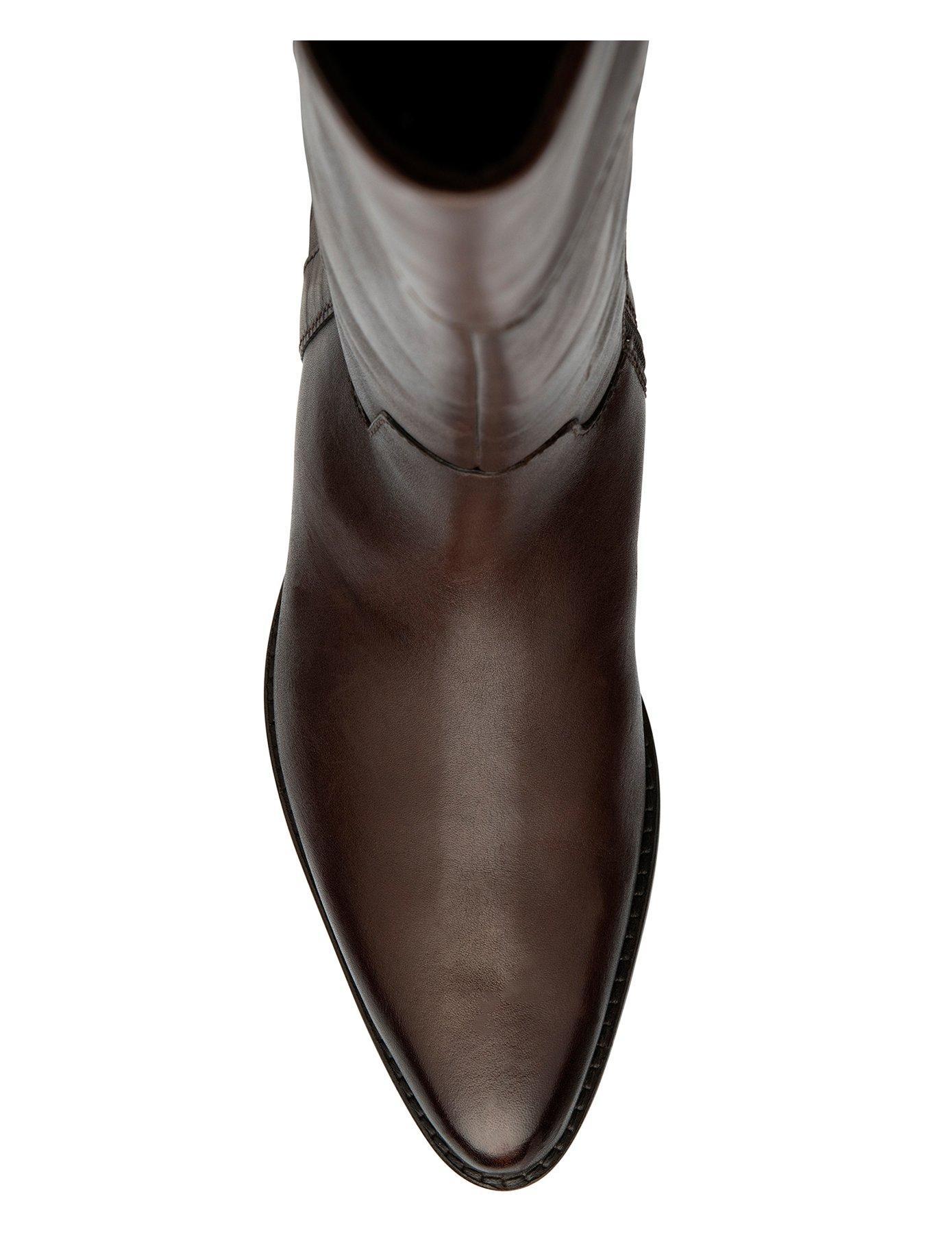 Image 4 of 4 of Ravel Forge Knee Boots - Brown Leather