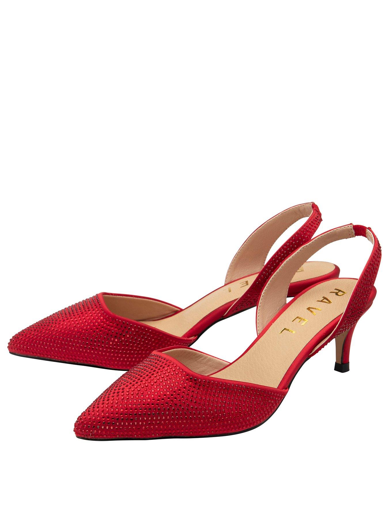 Image 2 of 4 of Ravel Mallow Heel Shoes - Red
