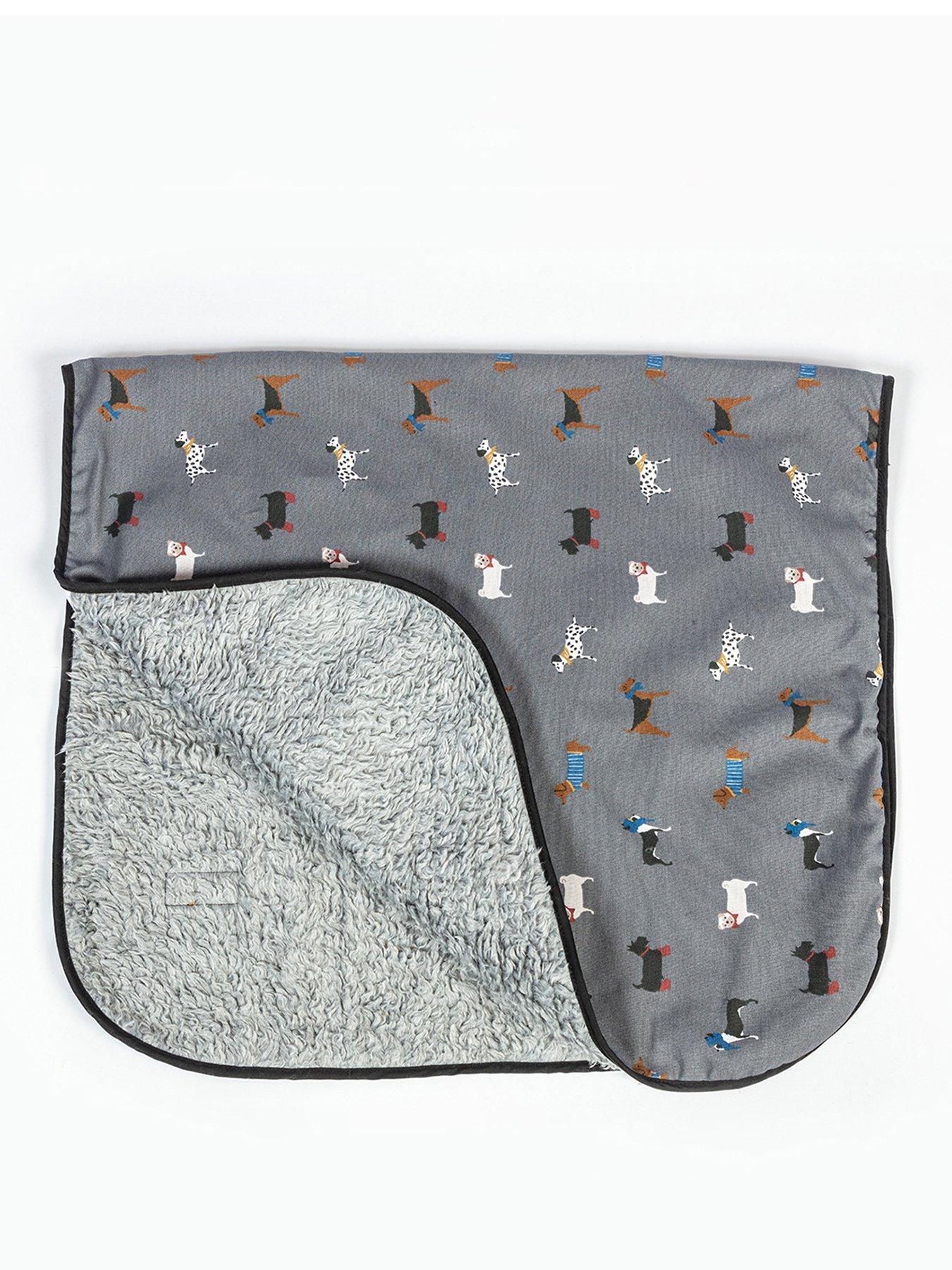 Image 1 of 3 of FatFace Marching Dogs Blanket