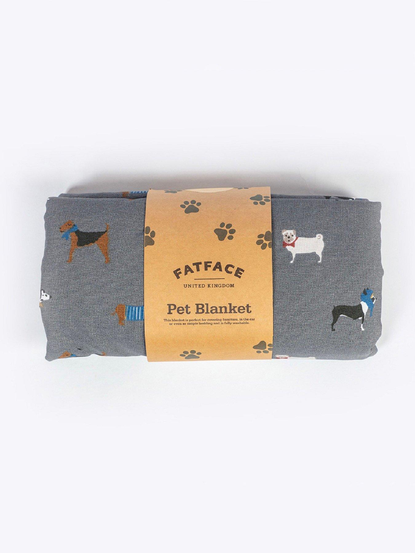Image 2 of 3 of FatFace Marching Dogs Blanket