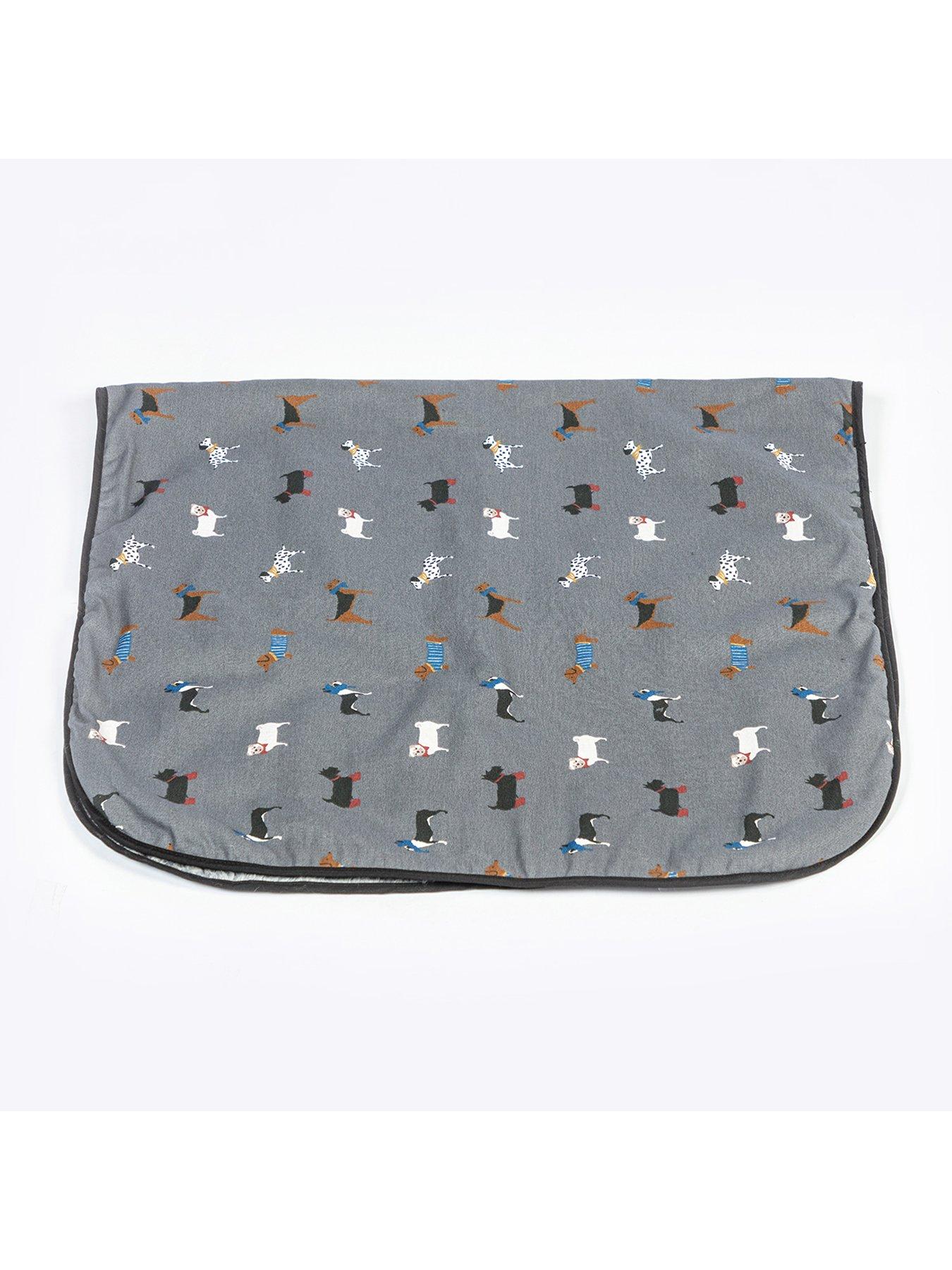 Image 3 of 3 of FatFace Marching Dogs Blanket