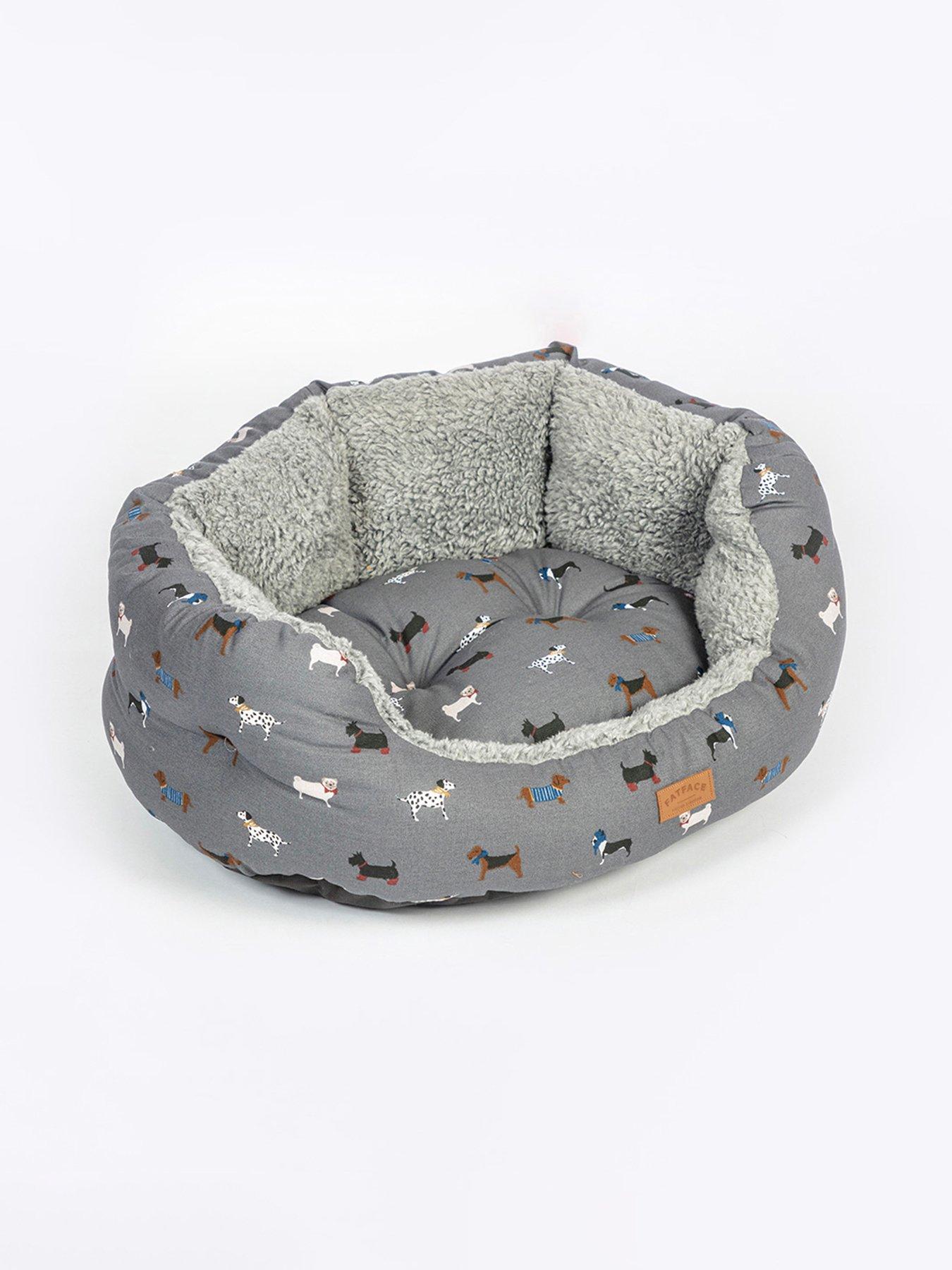 Image 2 of 3 of FatFace Marching Dogs Deluxe Slumber Bed 61cm