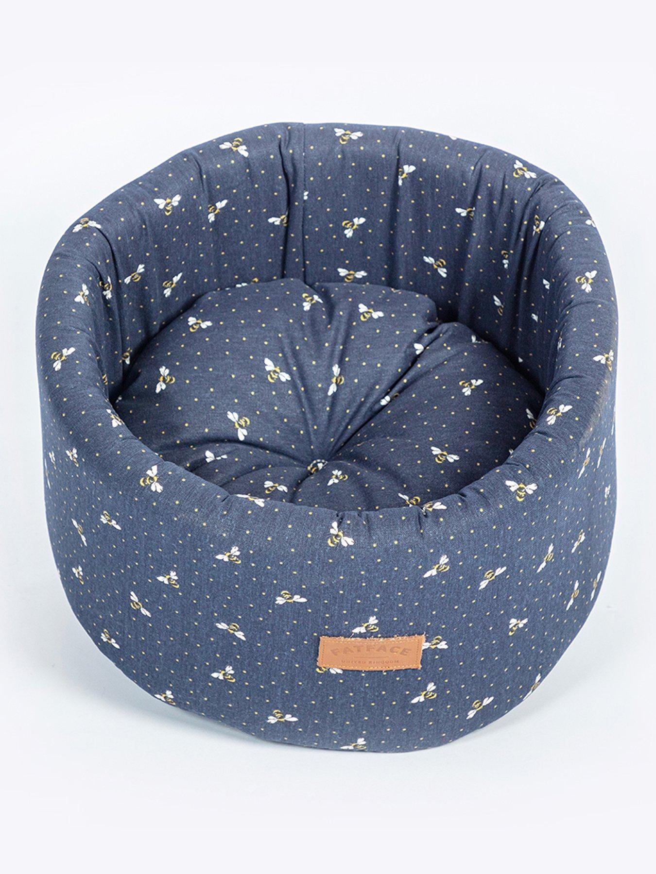 Image 1 of 3 of FatFace Spotty Bees Cat Cosy Bed