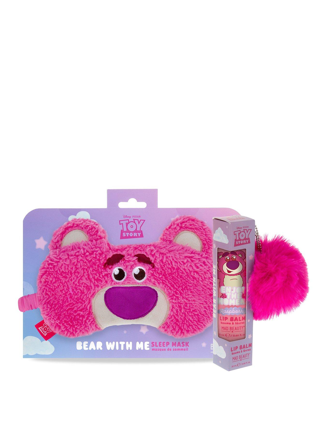 Toy Story Lotso Lip Balm Pom Pom and Eyemask Sleep Mask