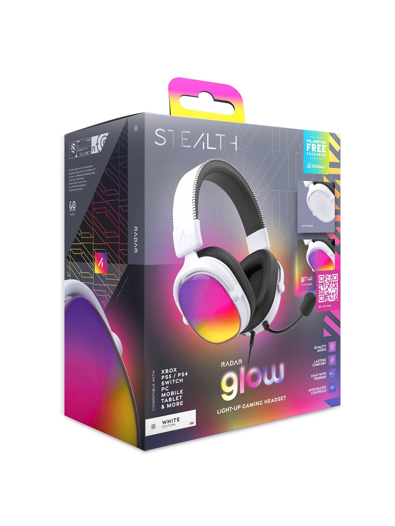 Image 2 of 8 of Stealth Stealth RADAR Gaming Headset - Glow White