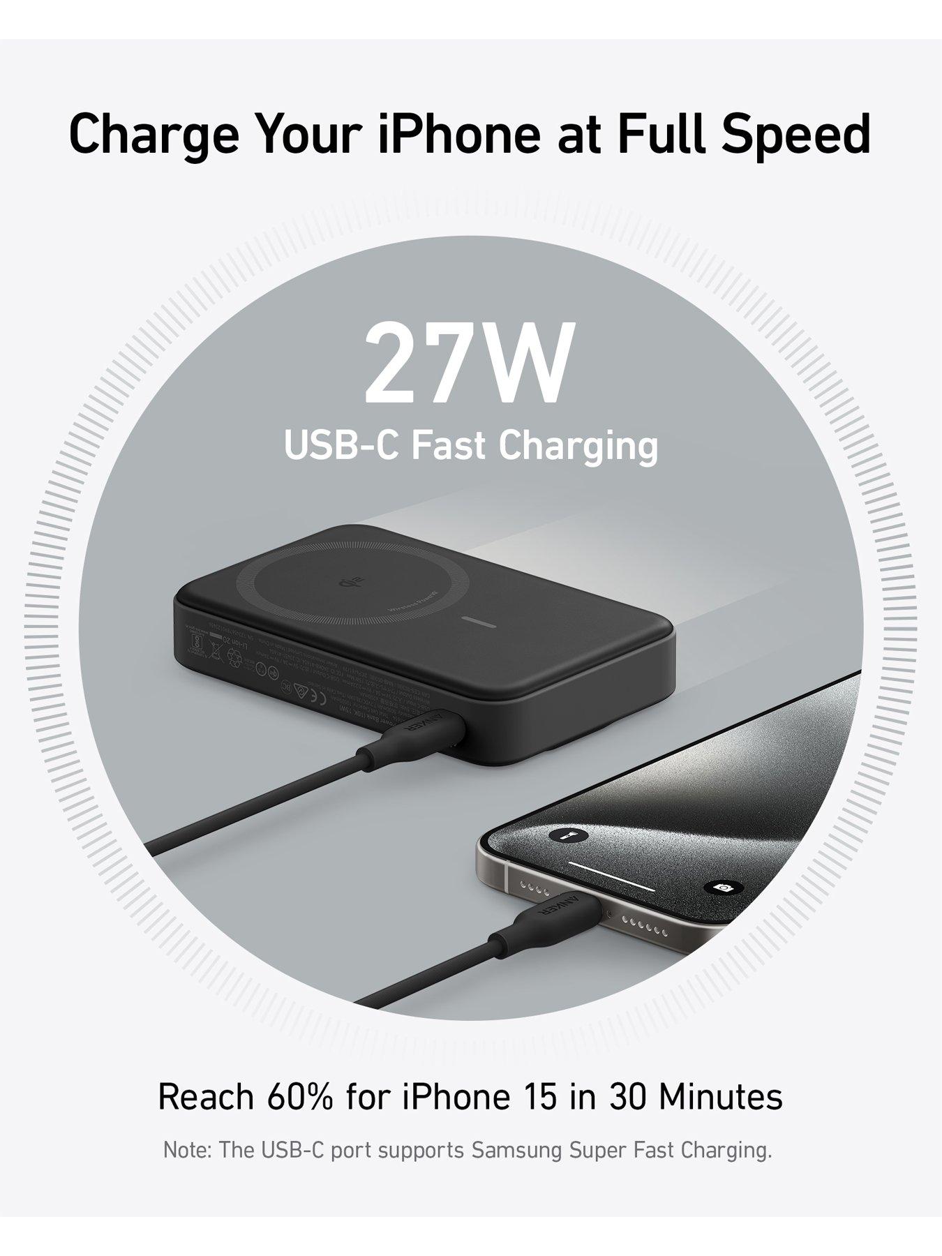 Image 3 of 6 of Anker MagGo Power Bank (10K), Black