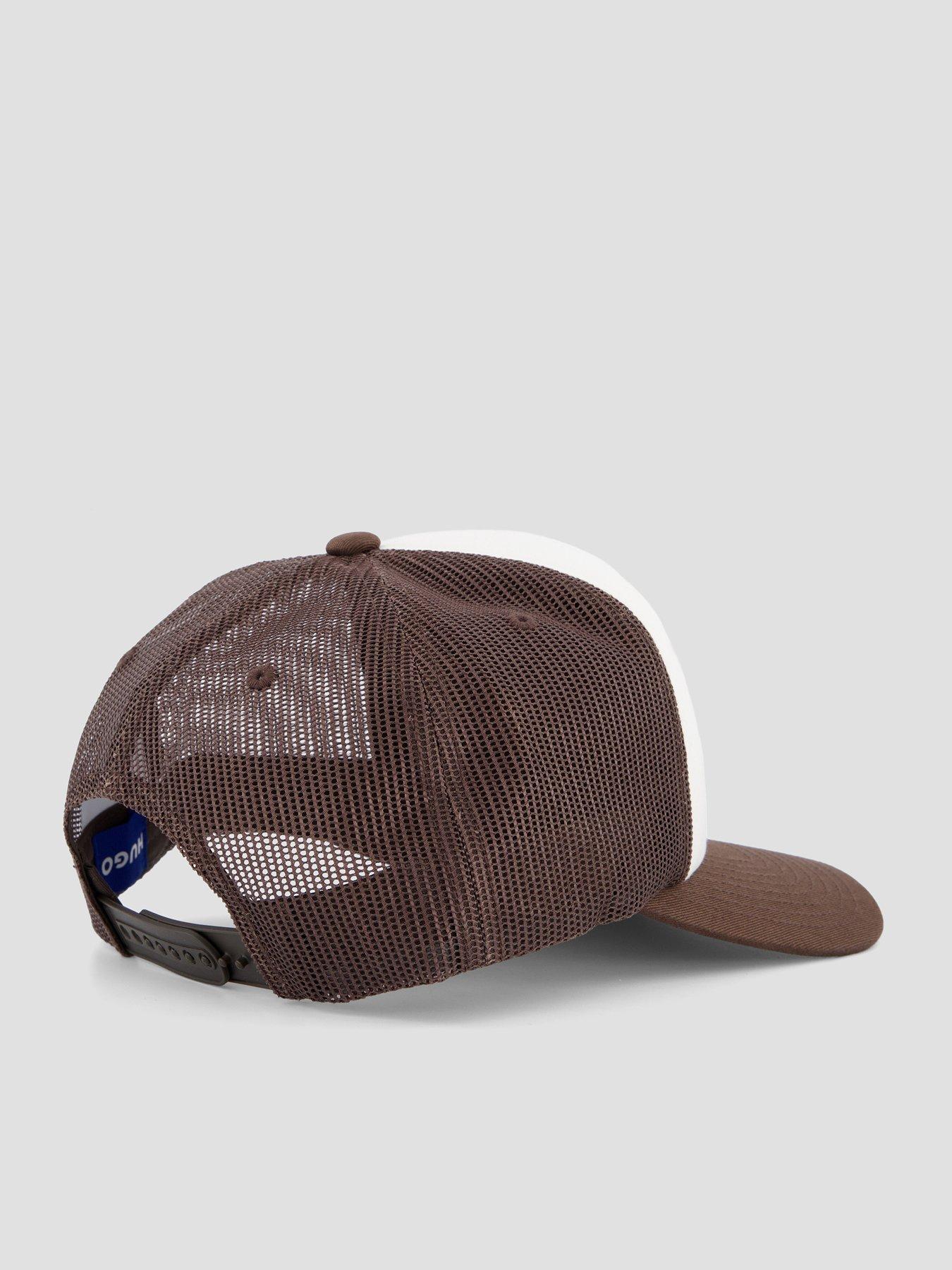 Image 4 of 4 of HUGO Hugo Blue Fisherman Logo Trucker Cap