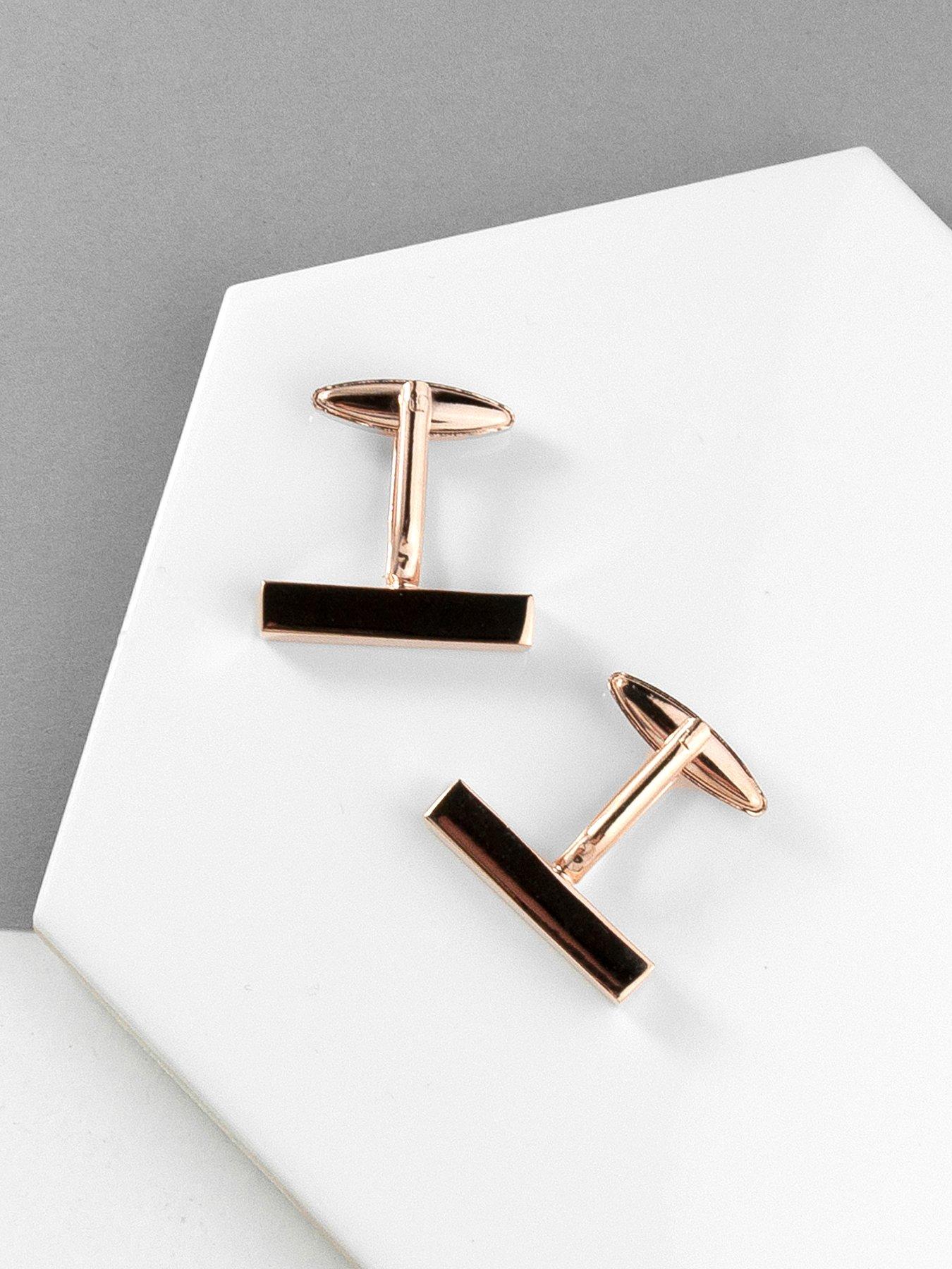 treat-republic-personalised-bar-cufflinks-in-rose-goldstillFront