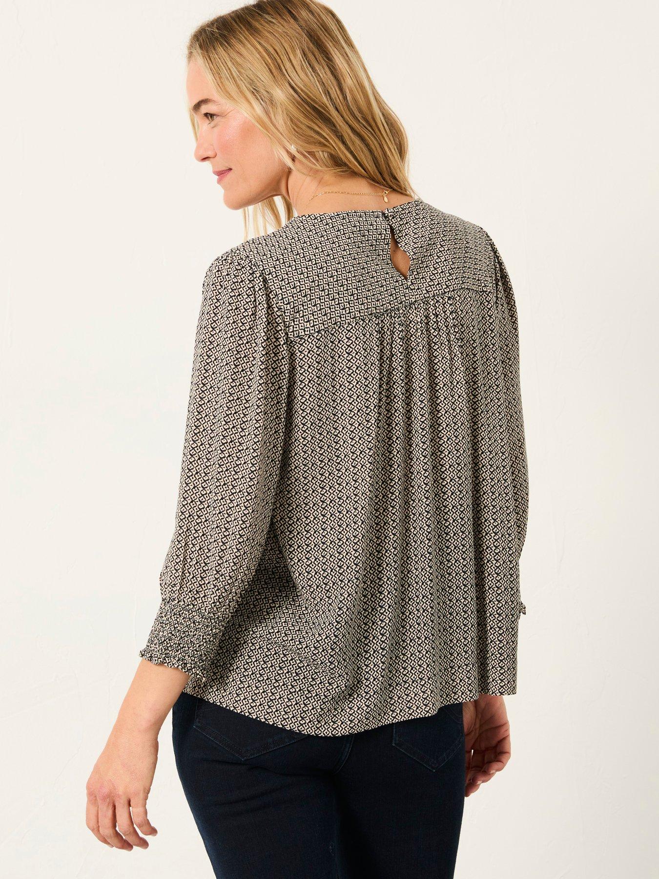 fatface-shelley-ikat-blouse-natural-dark-bluestillFront