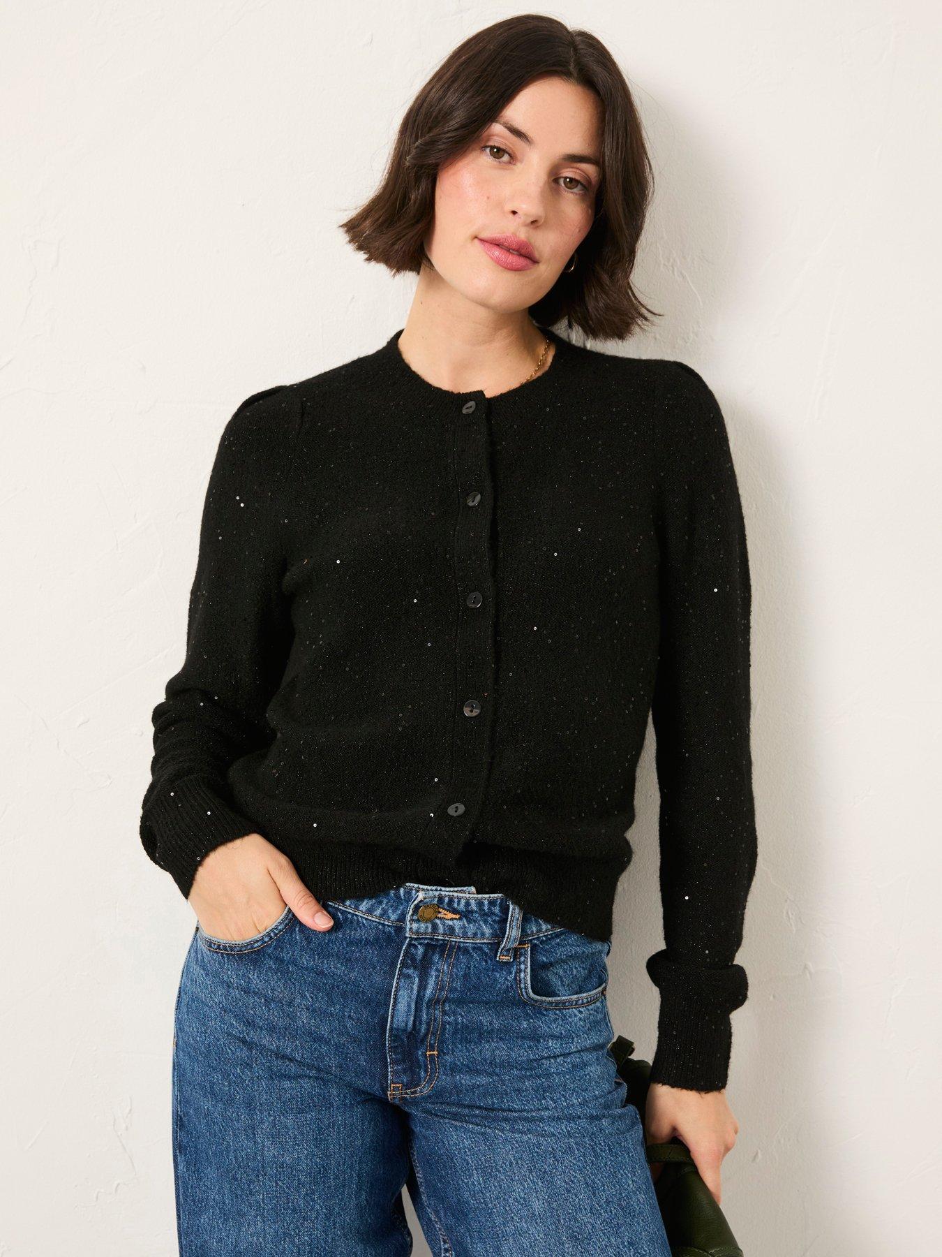 FatFace Jasmine Cardigan - Black