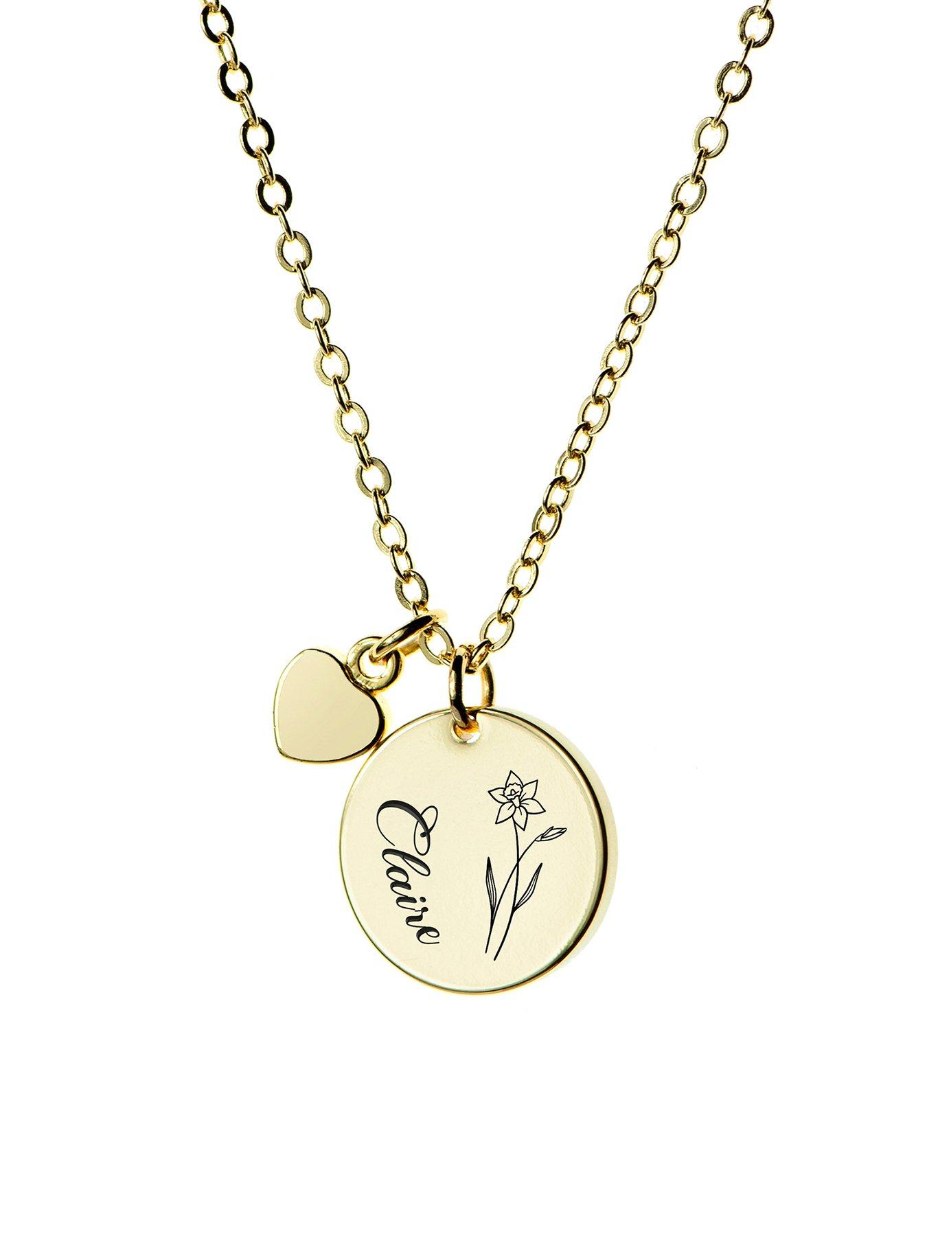 treat-republic-personalised-birth-flower-heart-and-disc-necklace-in-gold