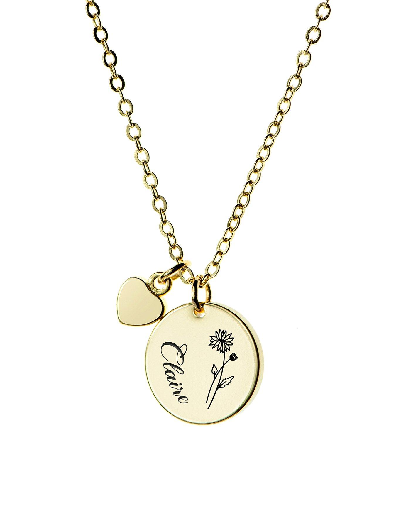 treat-republic-personalised-birth-flower-heart-and-disc-necklace-in-gold