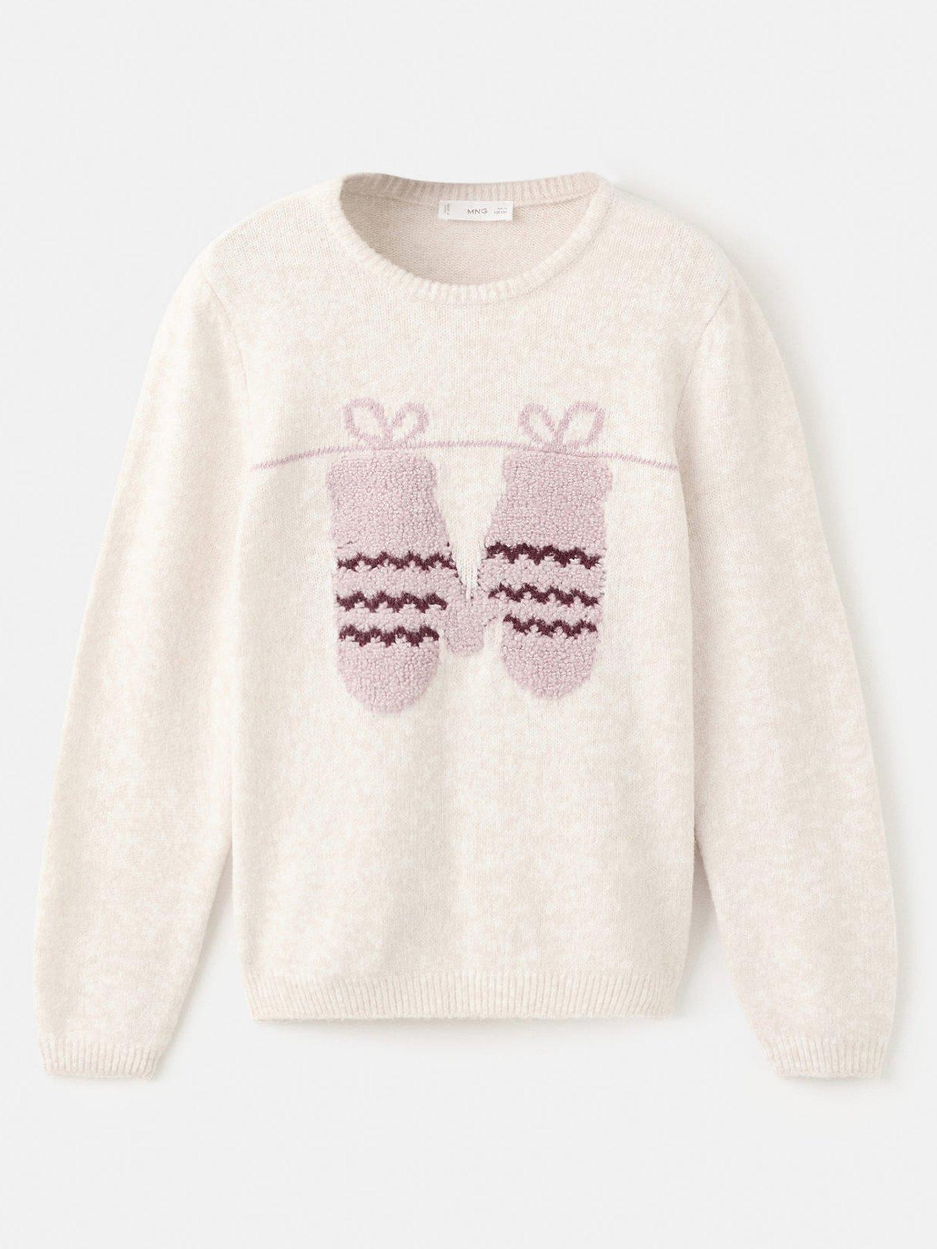 mango-girls-mittens-knitted-jumper-beige