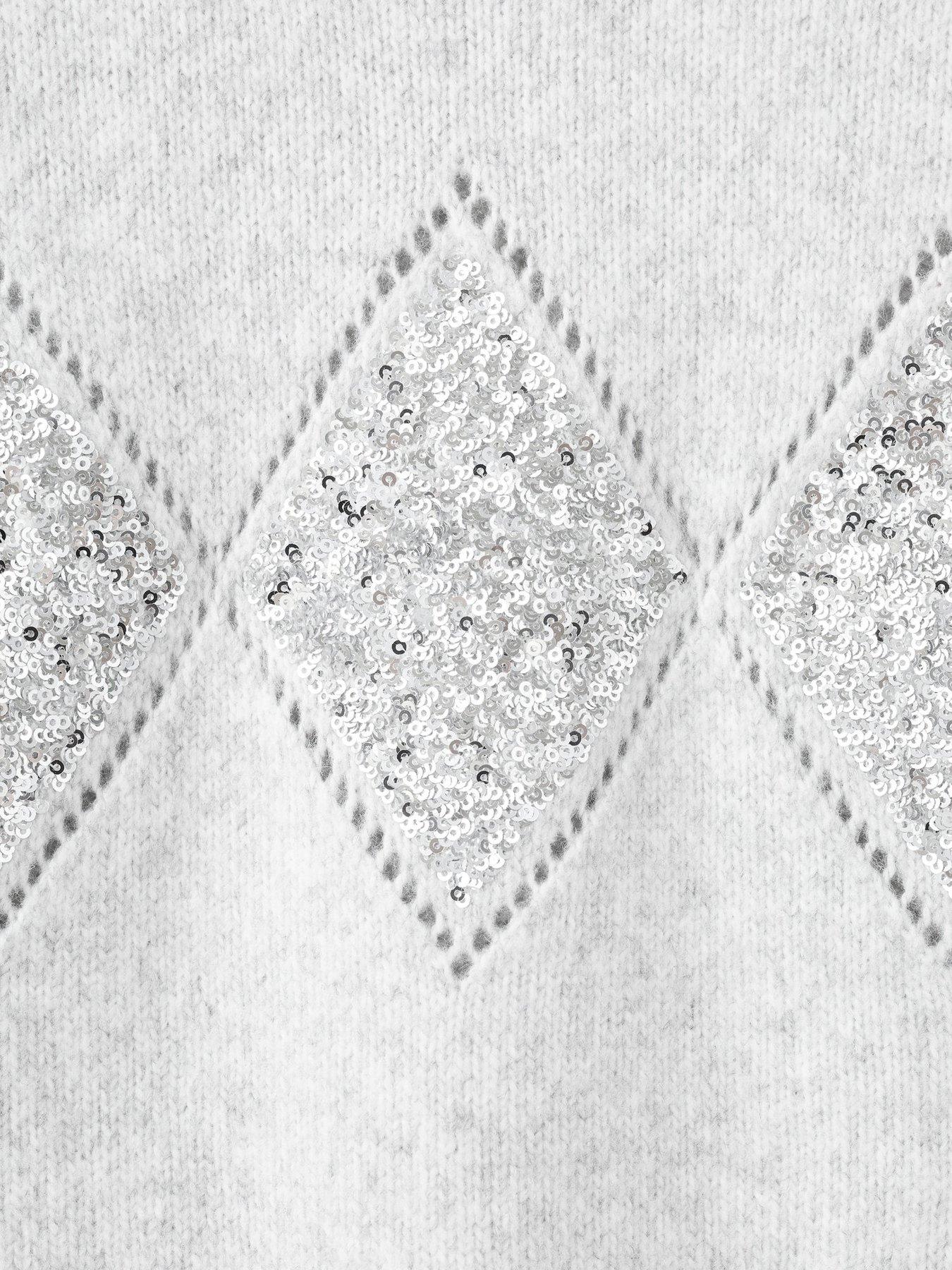 mango-girls-sequin-diamond-knitted-jumper-greydetail