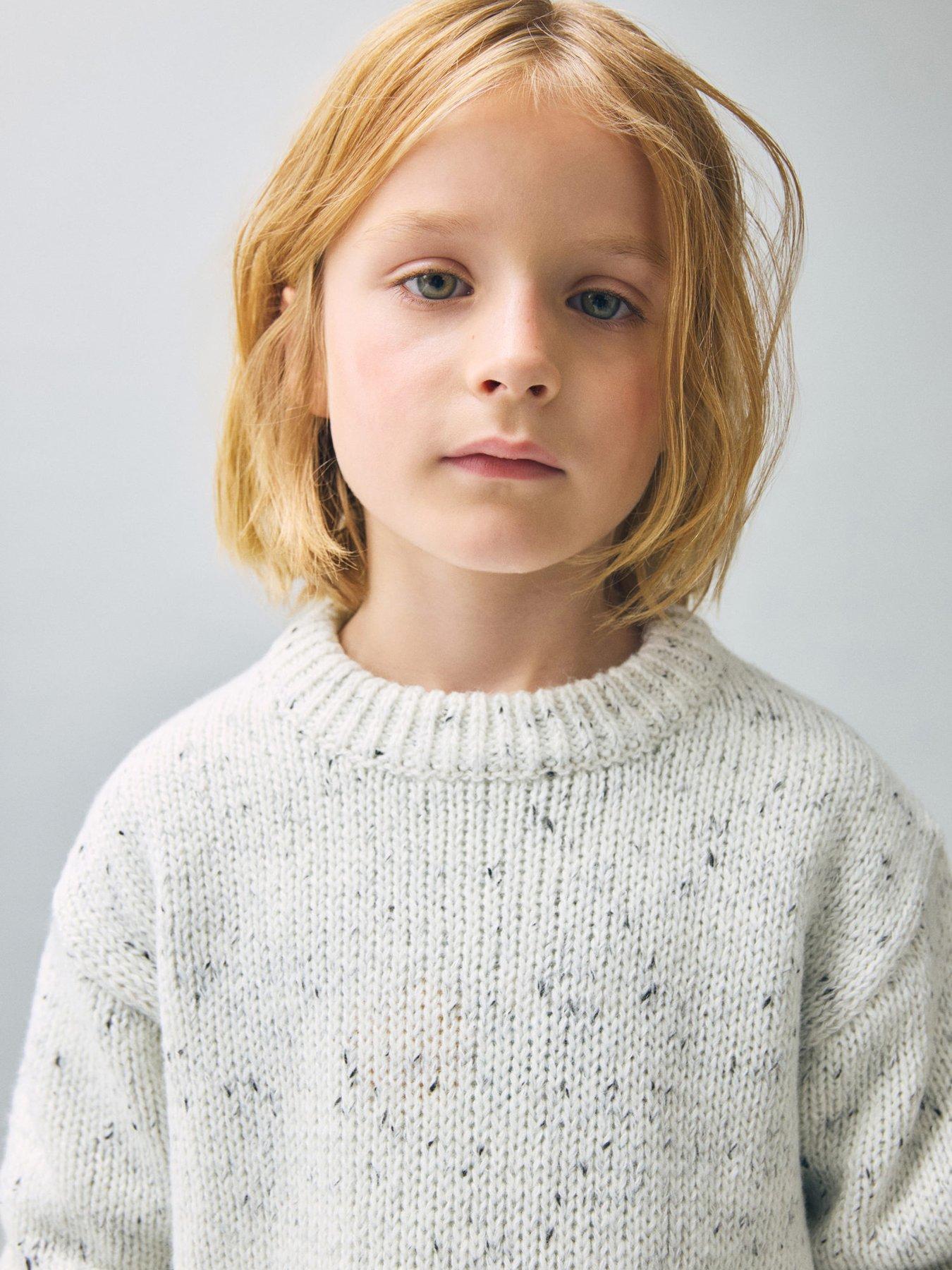 mango-younger-boys-speckled-knitted-jumper-white