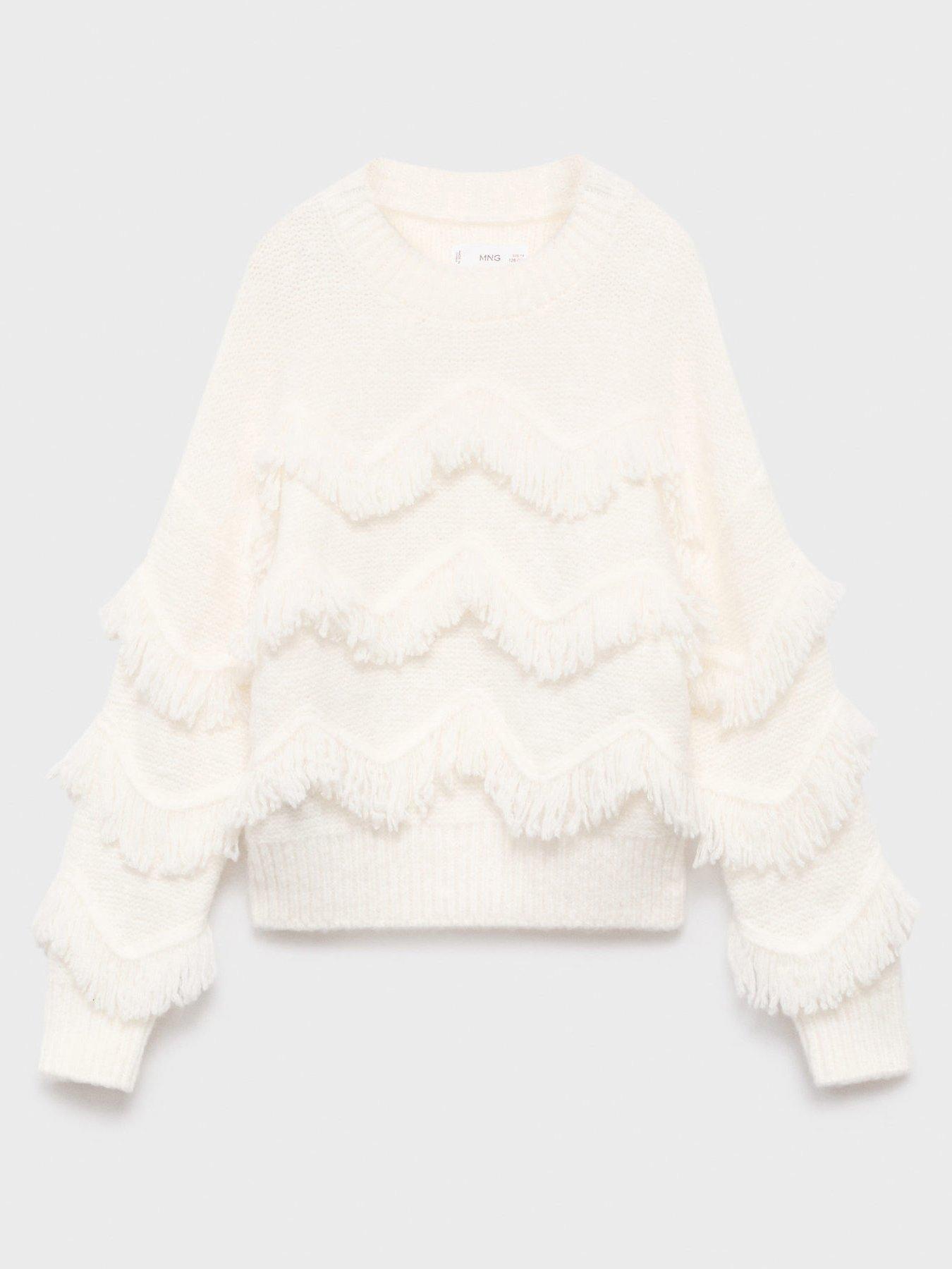 mango-girls-fringe-knitted-jumper-light-cream