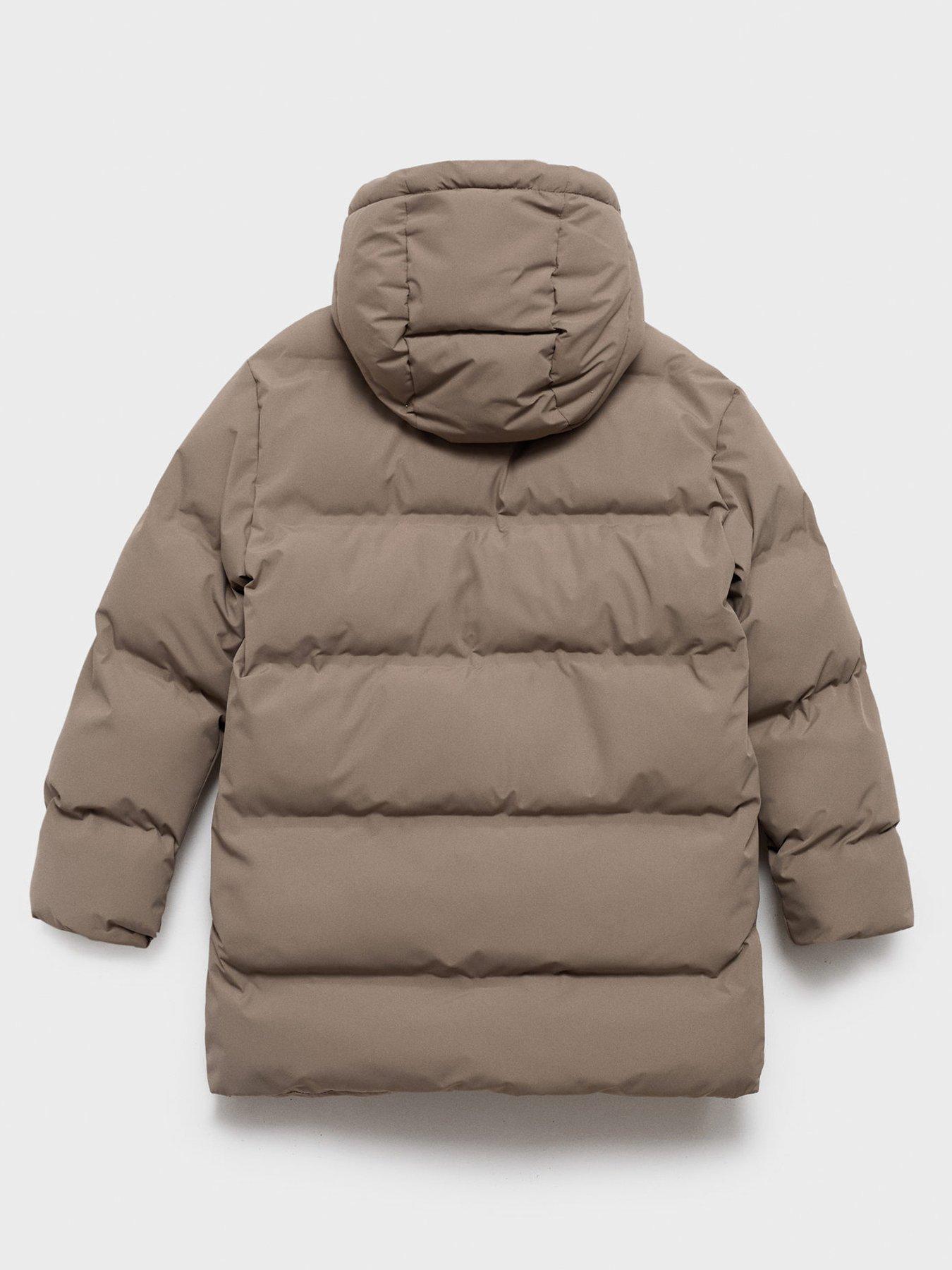 mango-boys-longline-padded-coat-brownback