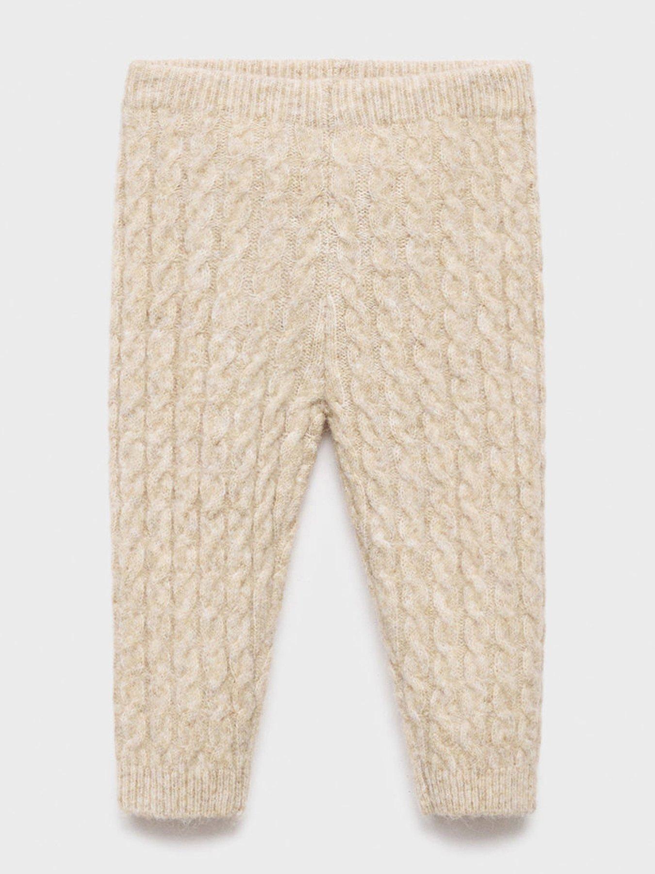 mango-baby-unisex-cable-knitted-co-ord-leggings-beige