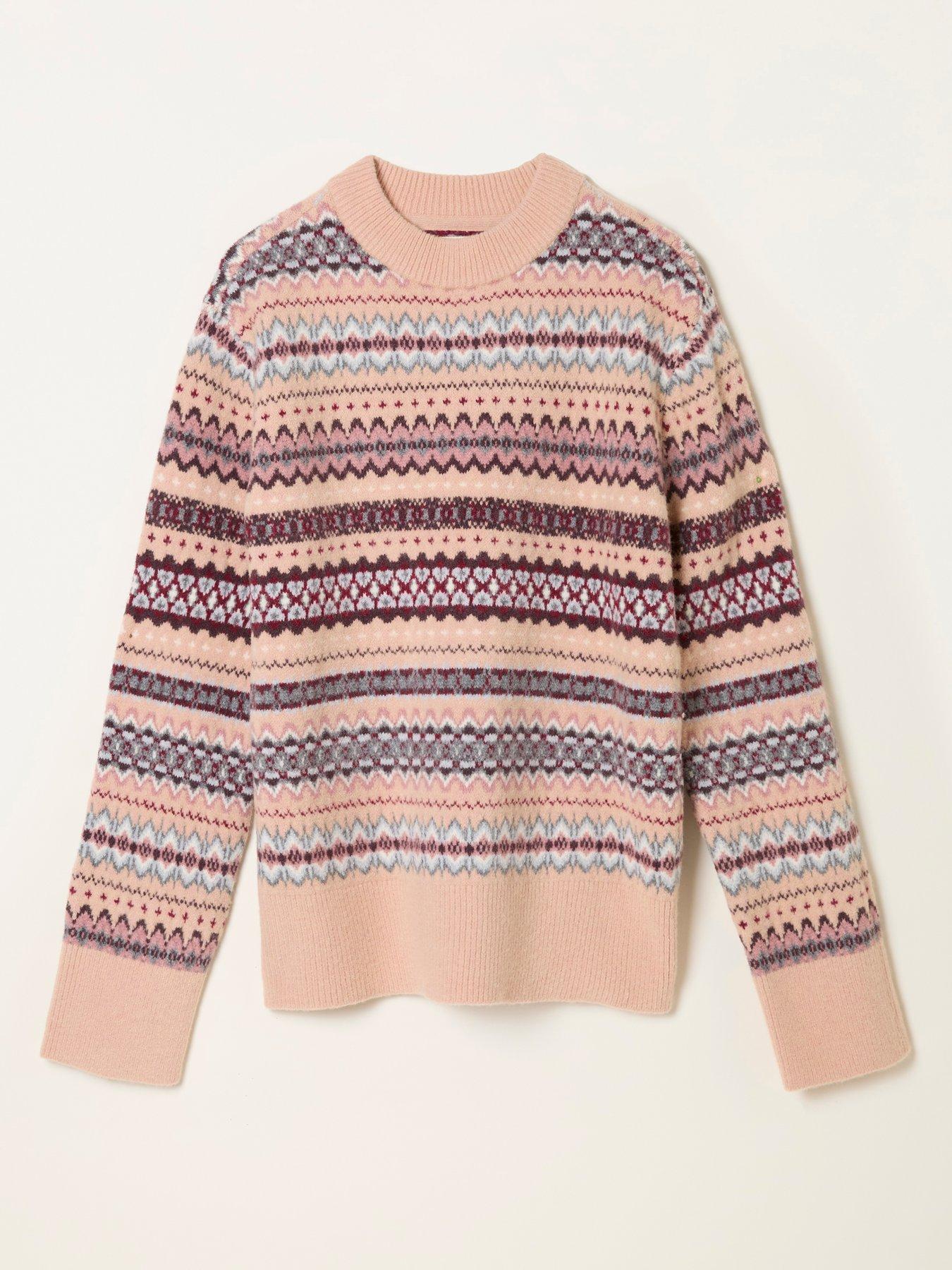 Image 6 of 6 of FatFace Genevieve Crew - Beige