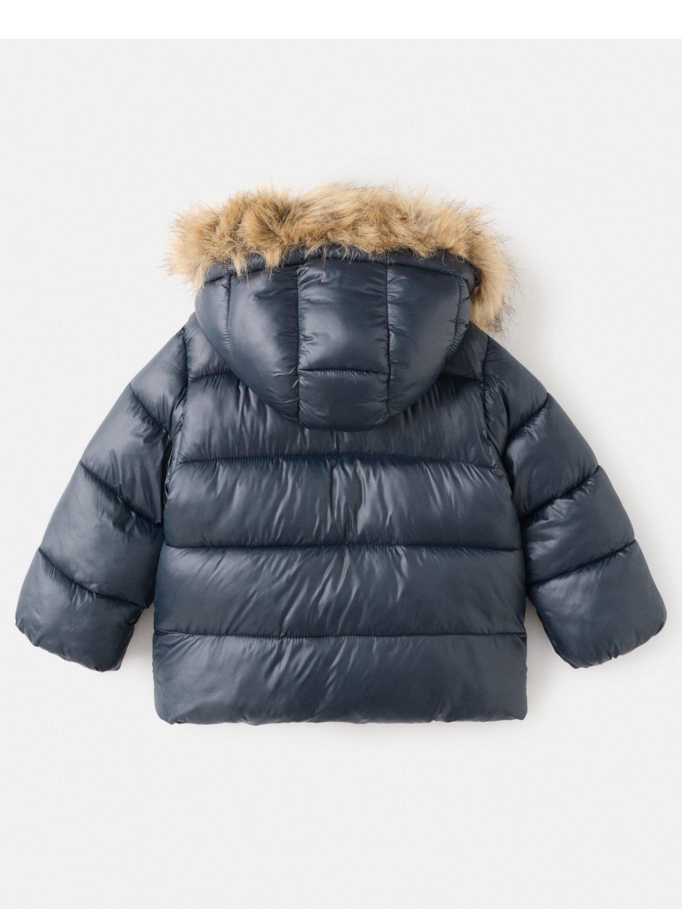 mango-younger-girls-faux-fur-trim-padded-coat-navyback