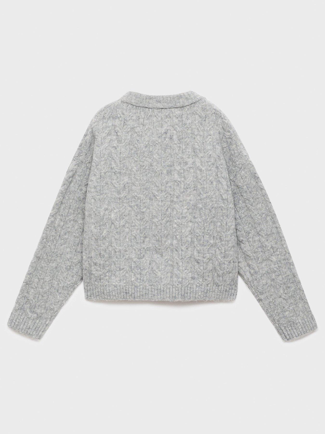 mango-girls-cable-knitted-cardigan-greyback