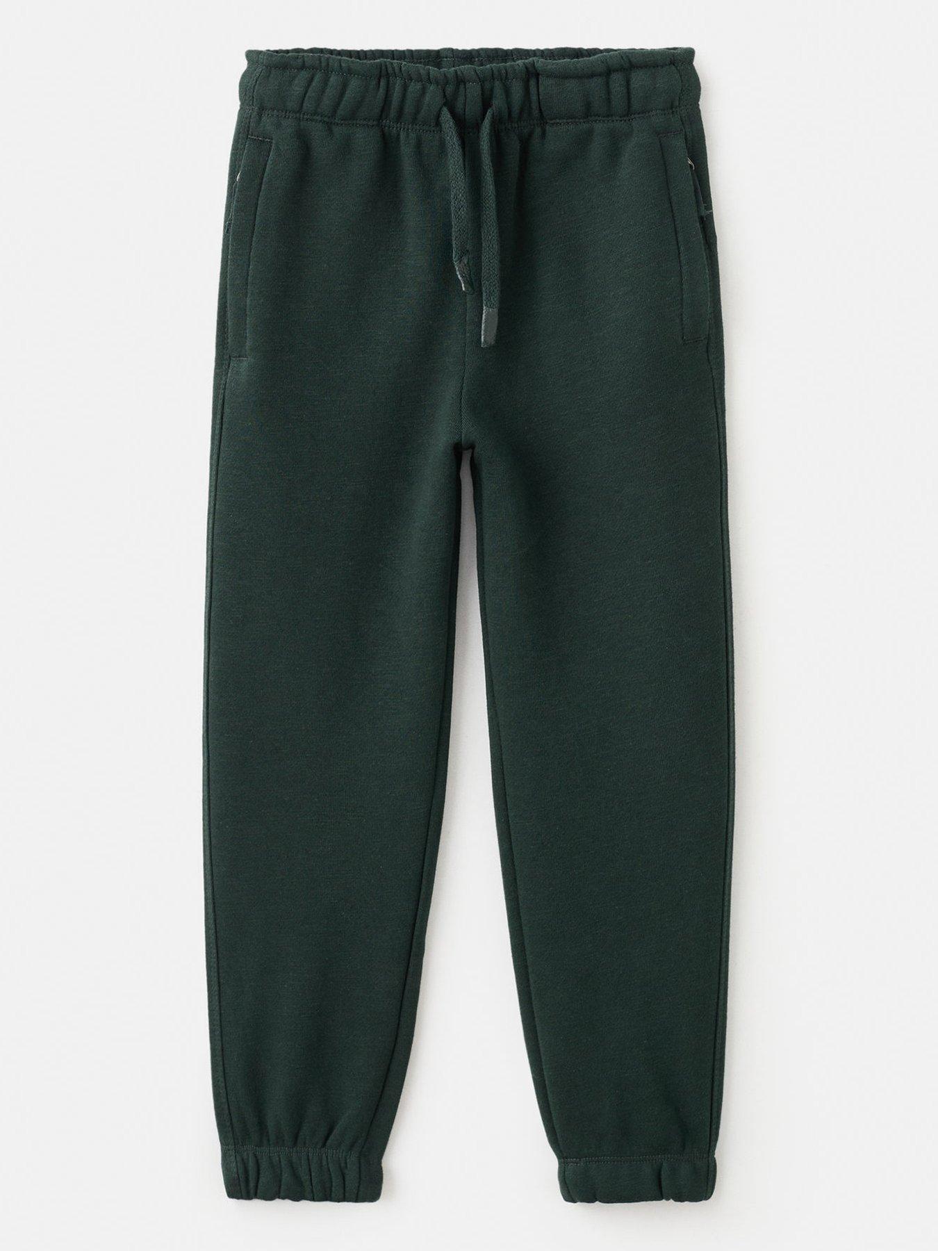 mango-boys-joggers-dark-green