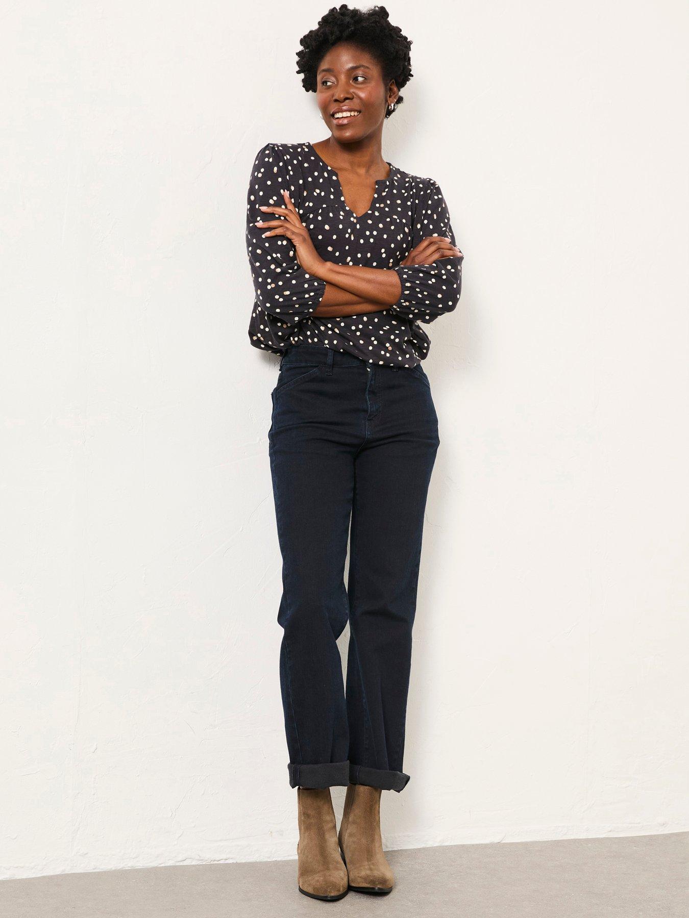 Image 3 of 5 of FatFace Enya Spot Tunic - Black