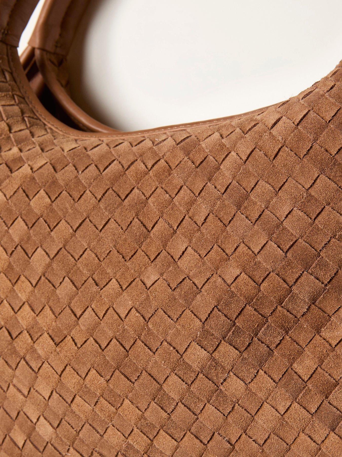 Image 3 of 3 of FatFace Esme Woven Bag - Tan Brown
