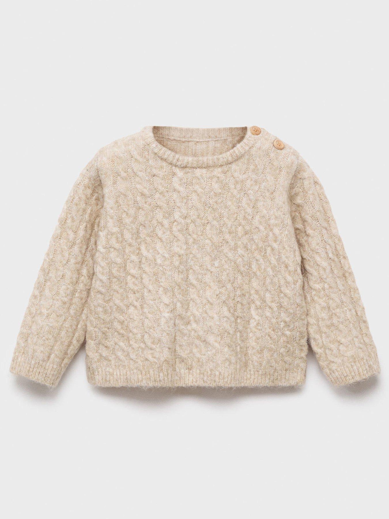 mango-baby-unisex-cable-knitted-co-ord-jumper-beige
