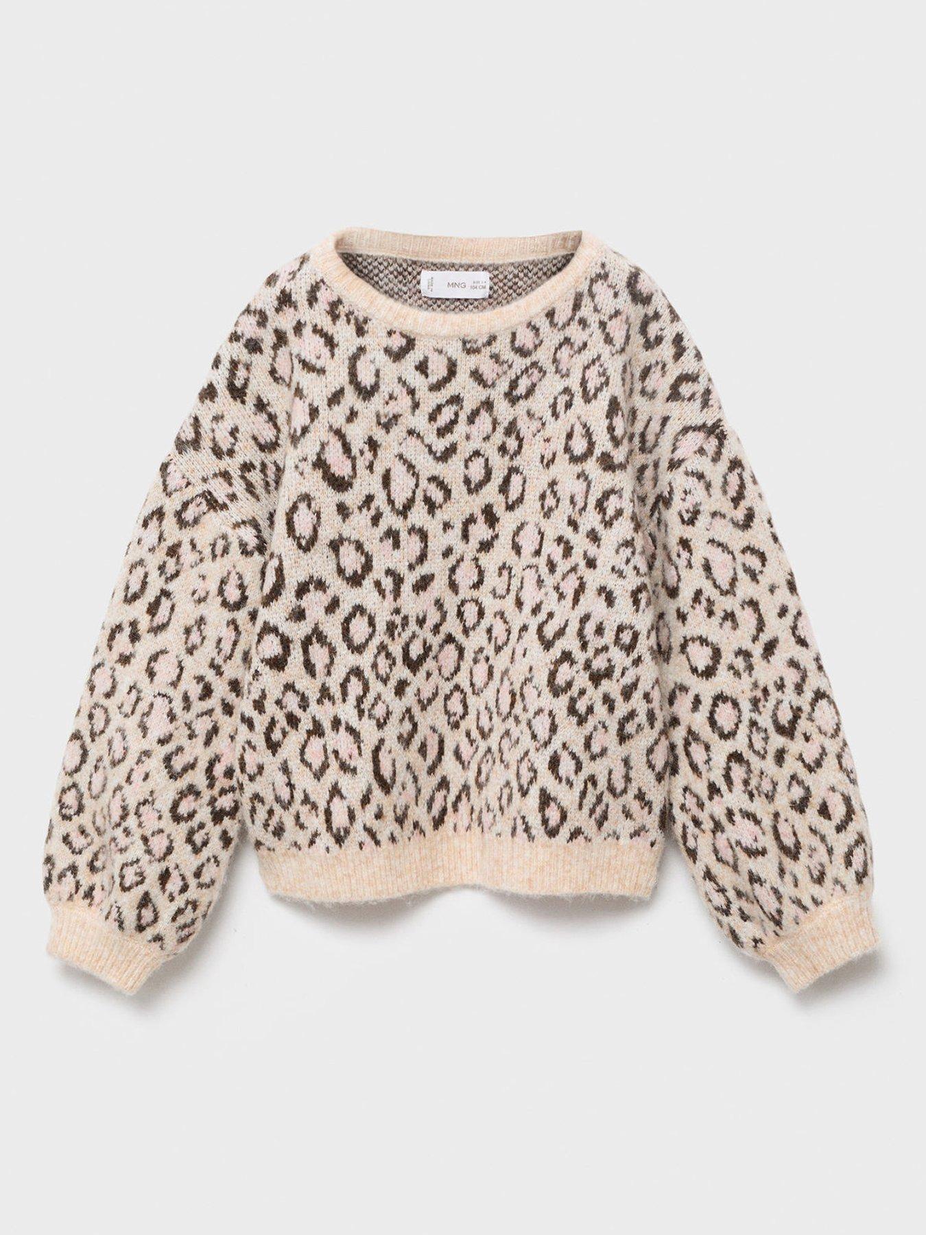 mango-younger-girls-leopard-knitted-jumper-beigefront