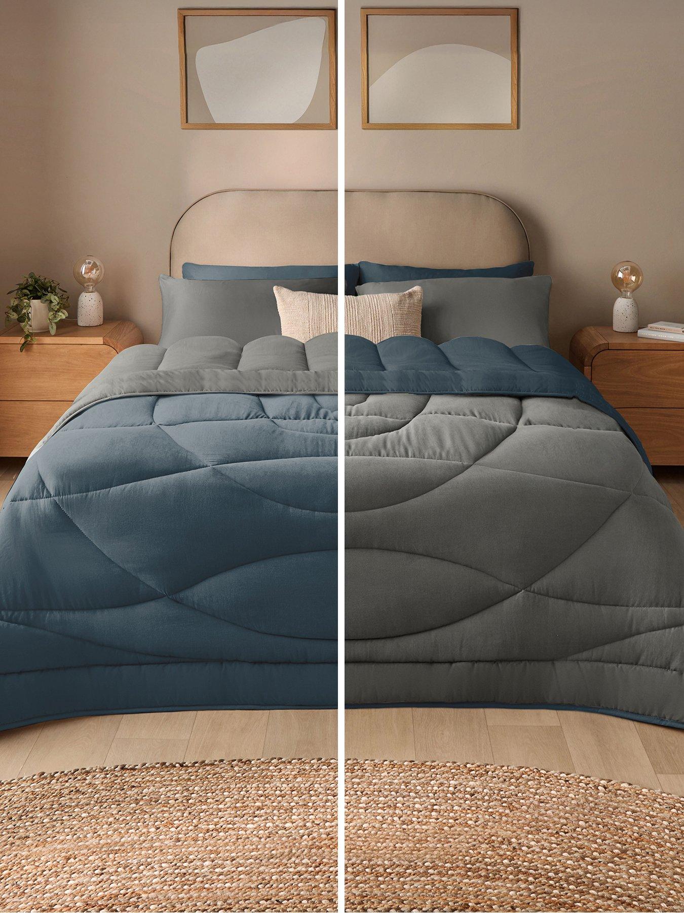 Silentnight Washed Supersoft Coverless Duvet And Pillowcase Set