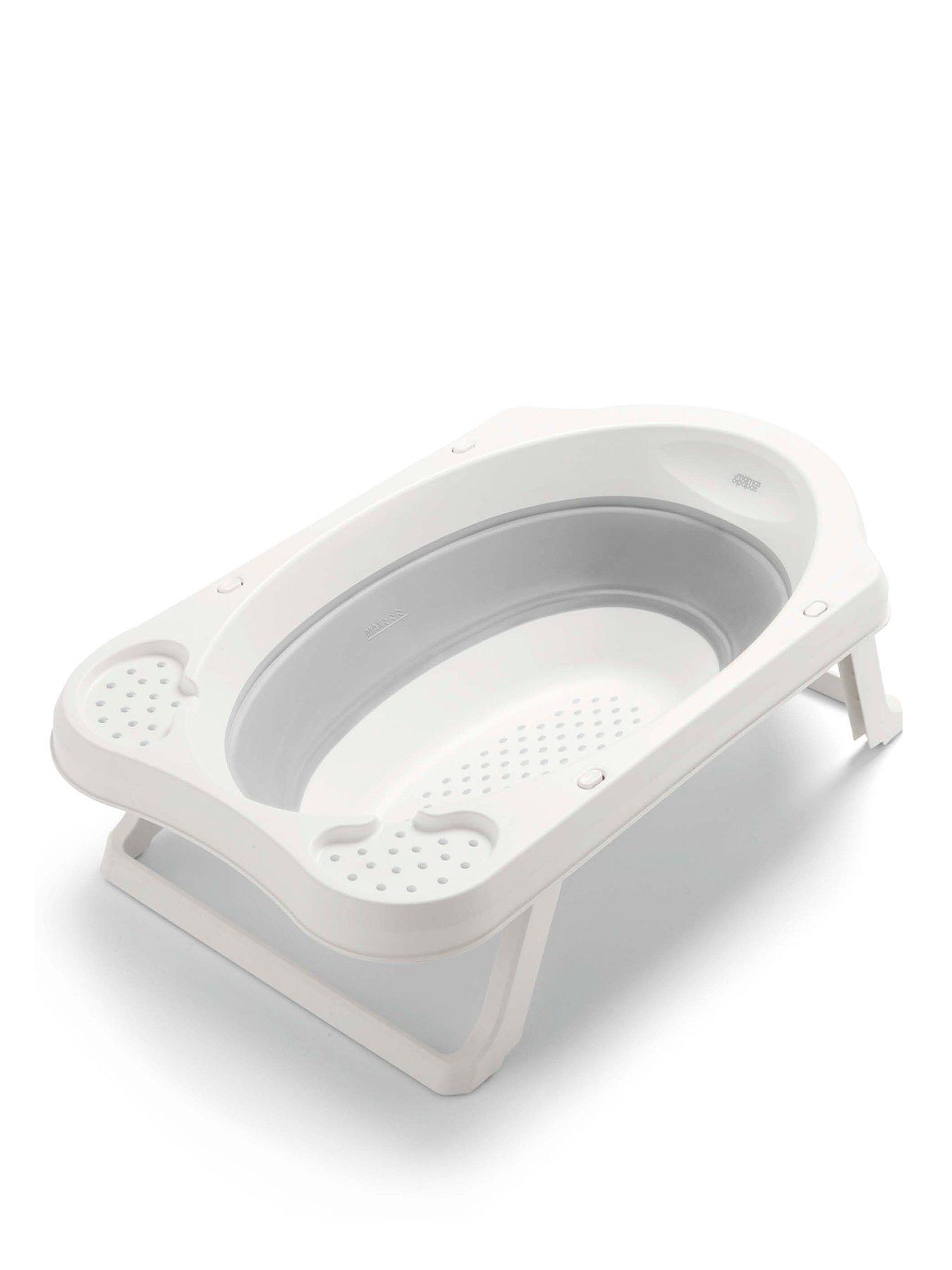 Mamas & Papas Collapsible Baby Bath - White/Grey