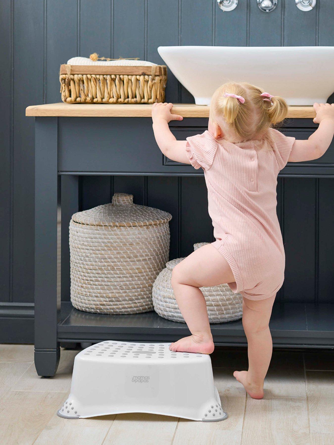 Mamas & Papas Anti Slip Step Up Stool - Pebble Grey