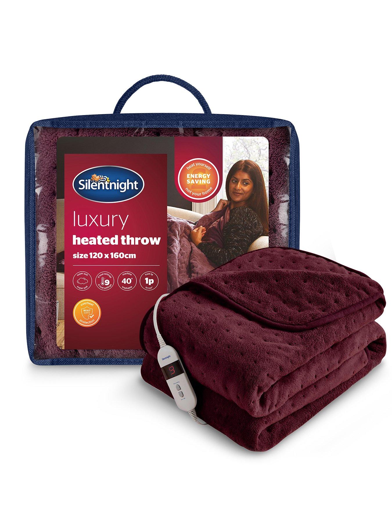 Silentnight Silentnight Luxury Heated Throw - Berry