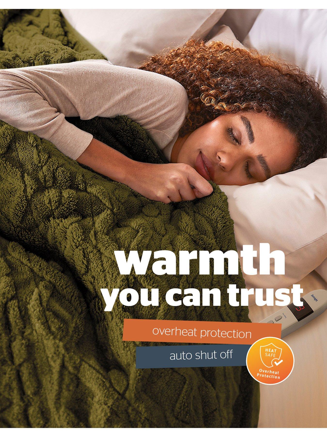 silentnight-luxury-super-cosy-heated-throw-forest-greenolivedetail