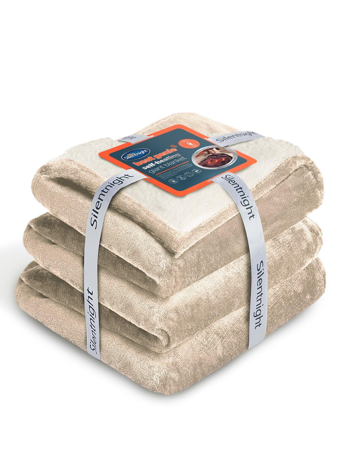 Silentnight Silentnight Heat Genie Giant Blanket - Natural