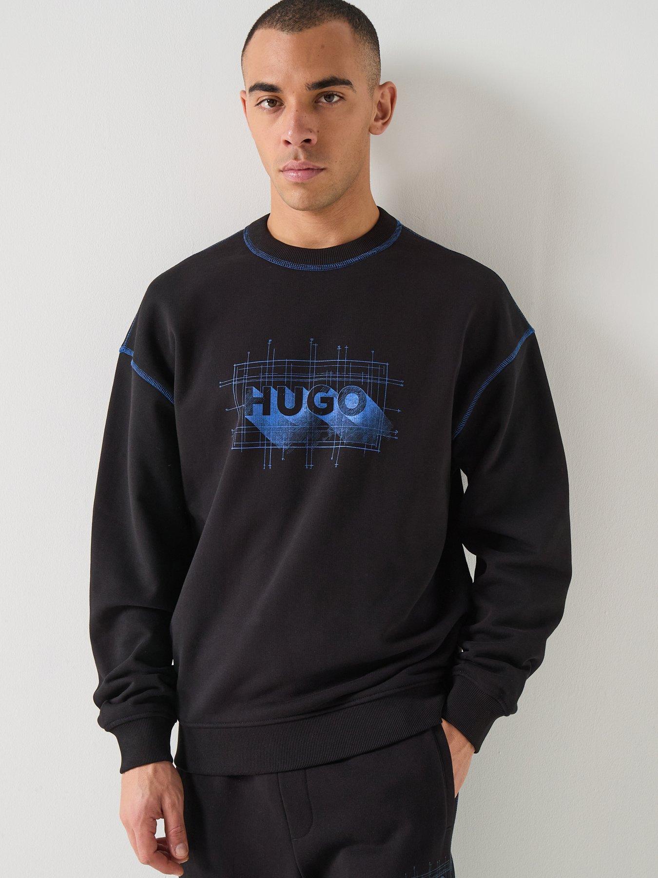 hugo-blue-nothalic-sweatshirt-black