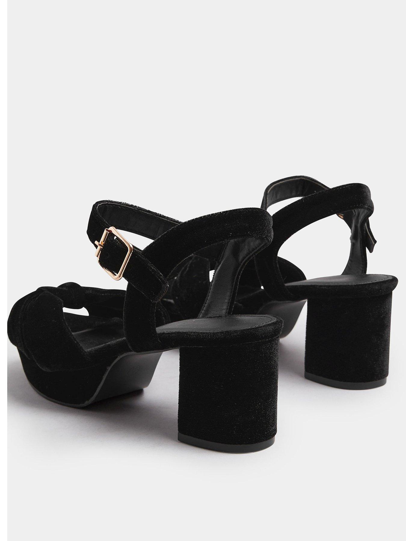 yours-extra-wide-fit-chunky-platform-sandal-blackback