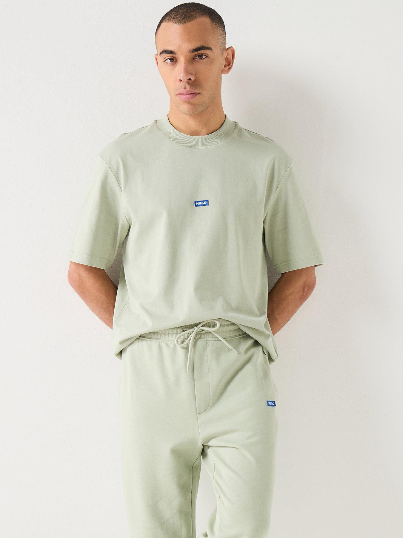 hugo-blue-nieros-regular-fit-t-shirt-light-green