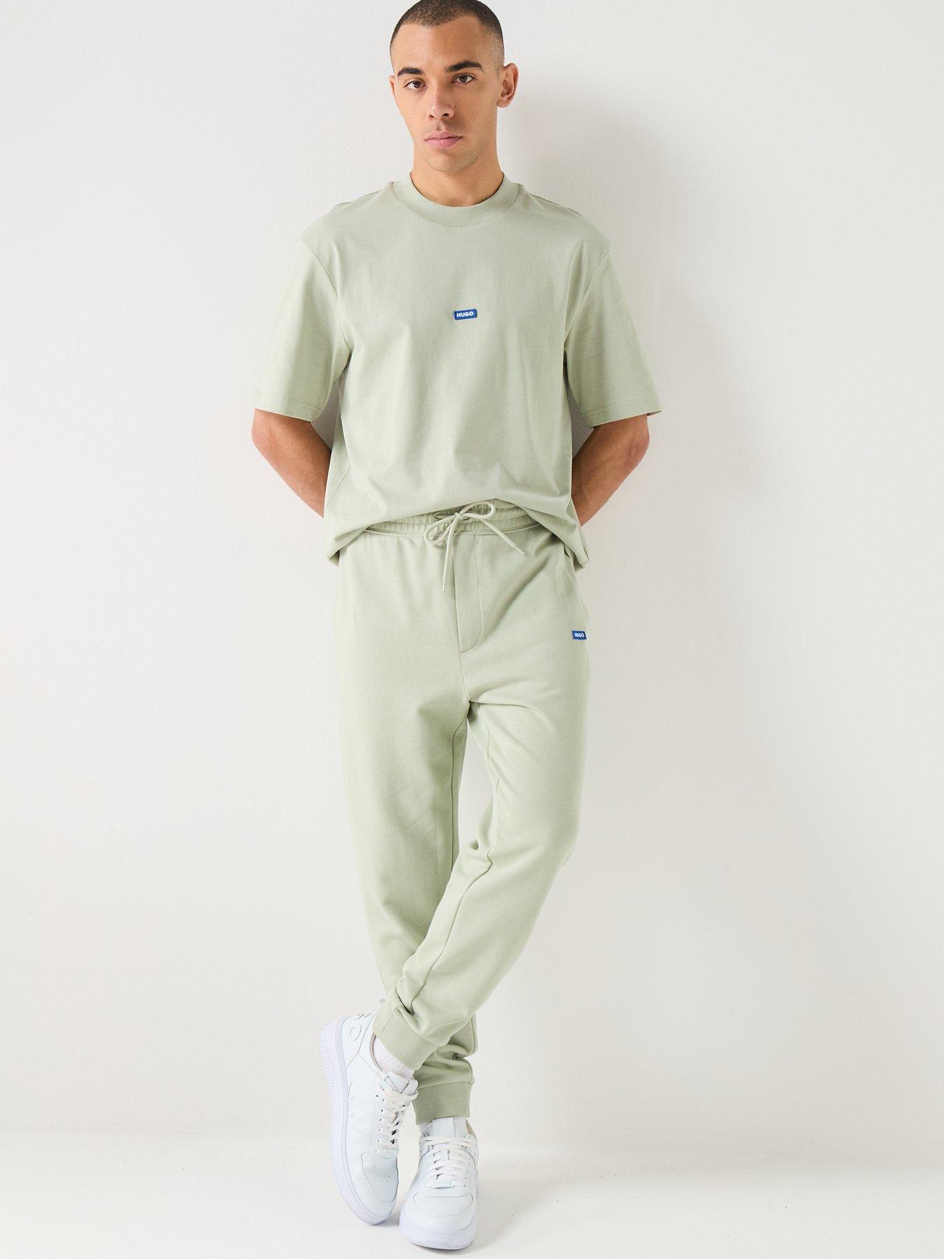 Image 3 of 5 of HUGO Blue Nieros Regular Fit T-Shirt - Light Green